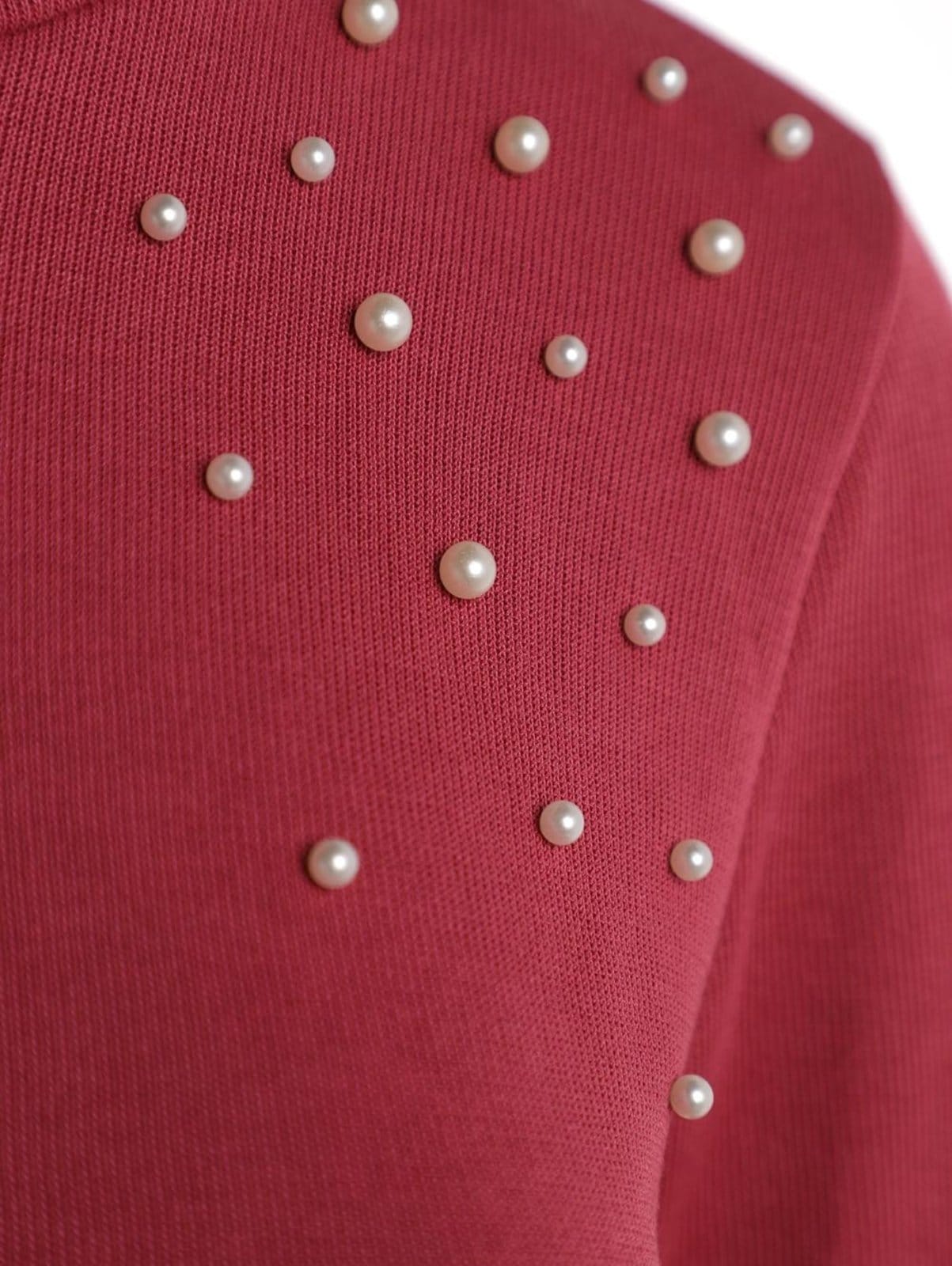 Vista principal Blusa Malha Tricot Autentique Feminina Autentique rosa