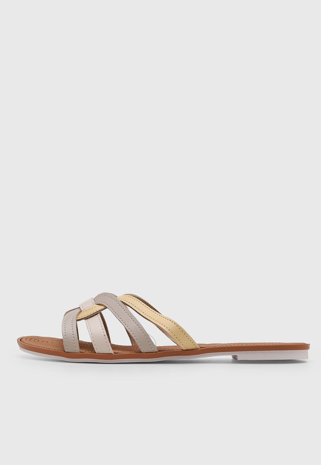 Rasteira Feminina Moleca Tiras Cruzadas