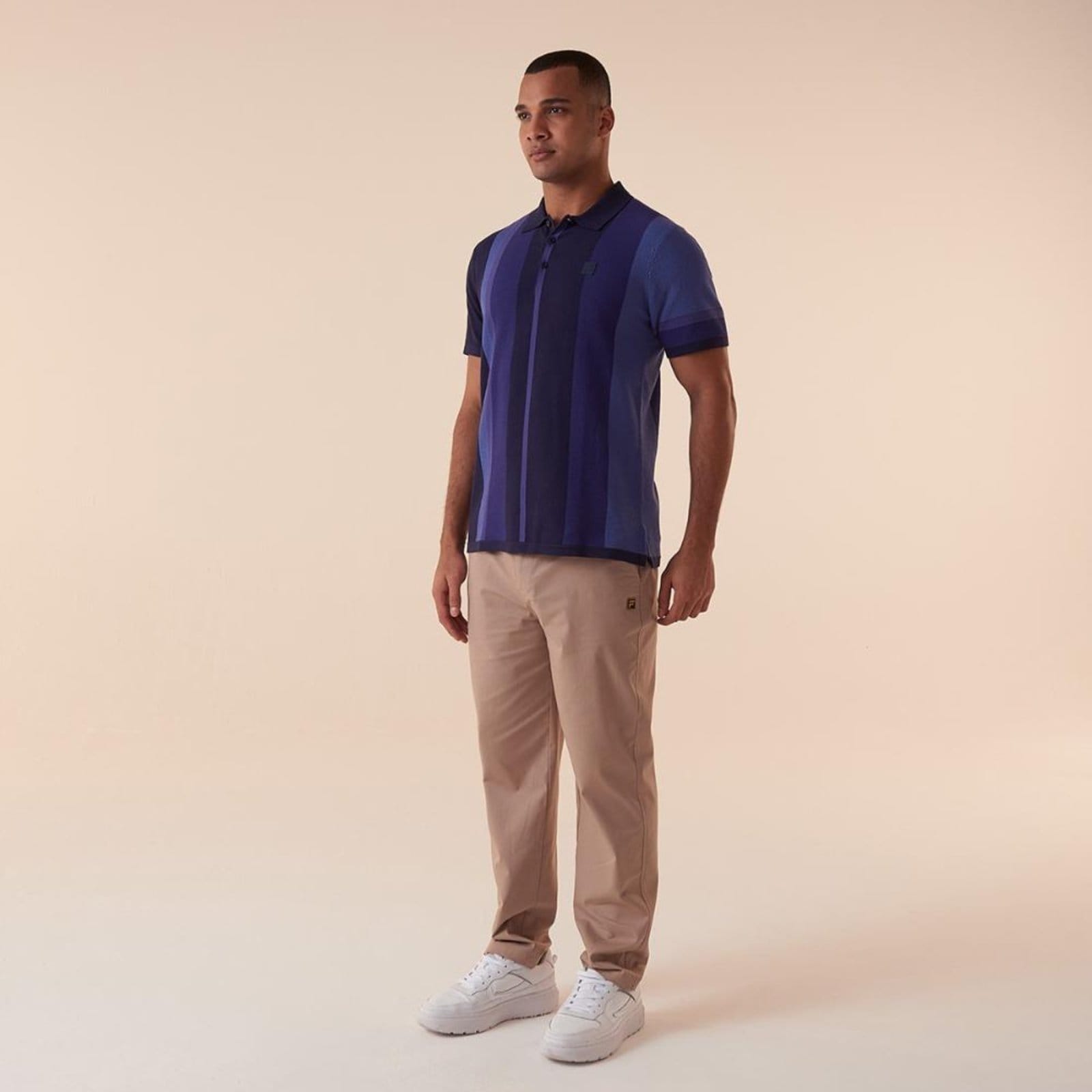 Vista 2 Pólo Fila Palazzo Par Polo Masculina Fila incolor