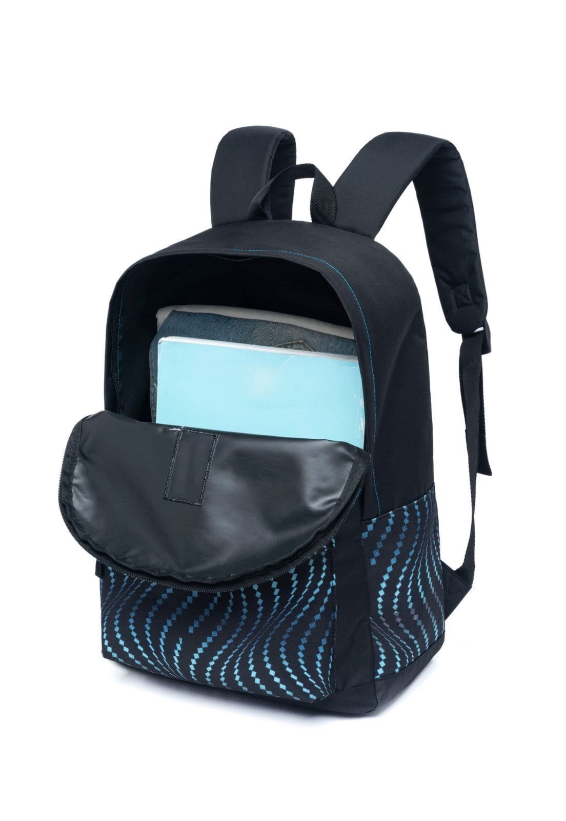 Vista 2 Infantil - Mochila Bolsa Escolar Spector Espaçosa Casual Moderna Resistente Masculina Spector preto