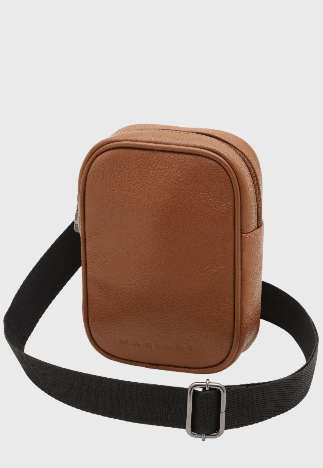 Bolsa Crossbody de Couro Mariart Lolla Camel