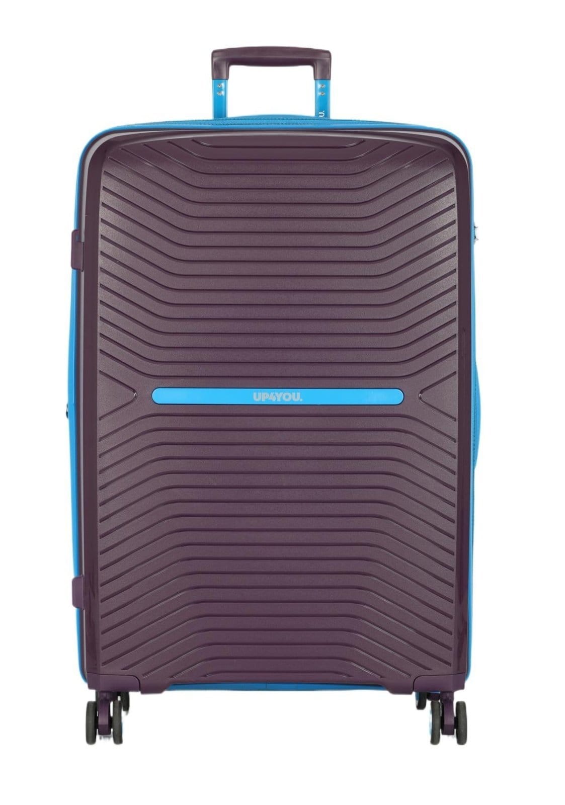 Vista 2 Infantil - Mala Polipropileno Jade Expansiva com Rodas 360 Up4you Up4you roxo