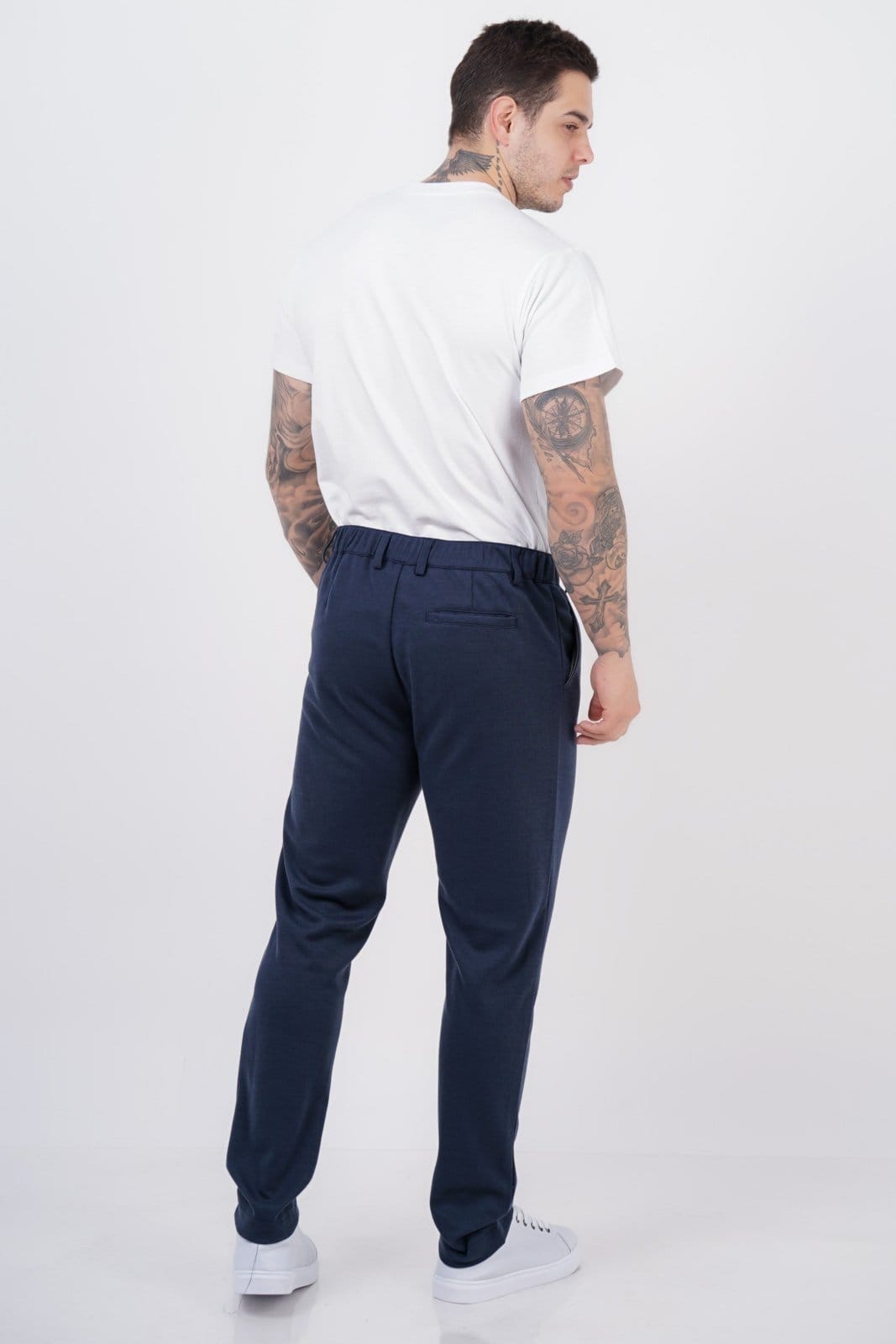 Vista 2 Calça Moletom Masculina Sh Fashion inverno Cor Marinho SH FASHION azul marinho