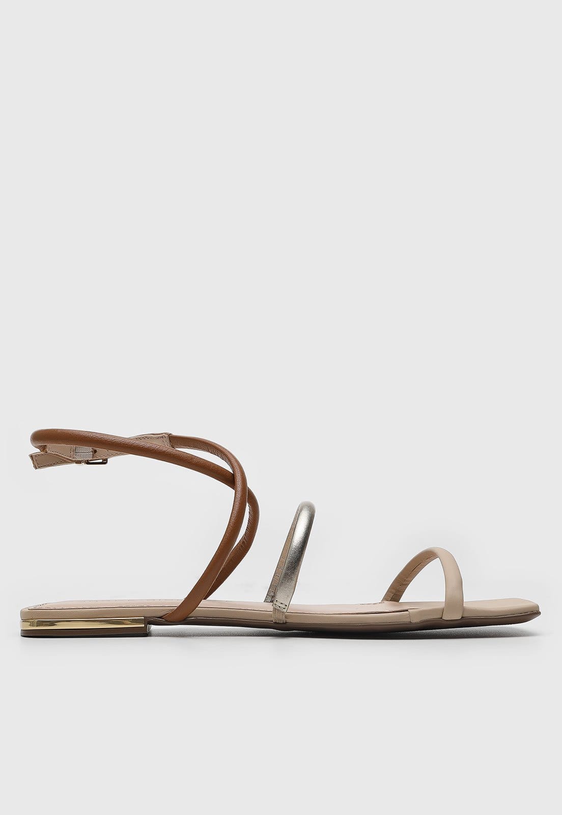 Vista 2 Rasteira Jorge Bischoff Tiras Color Jorge Bischoff bege