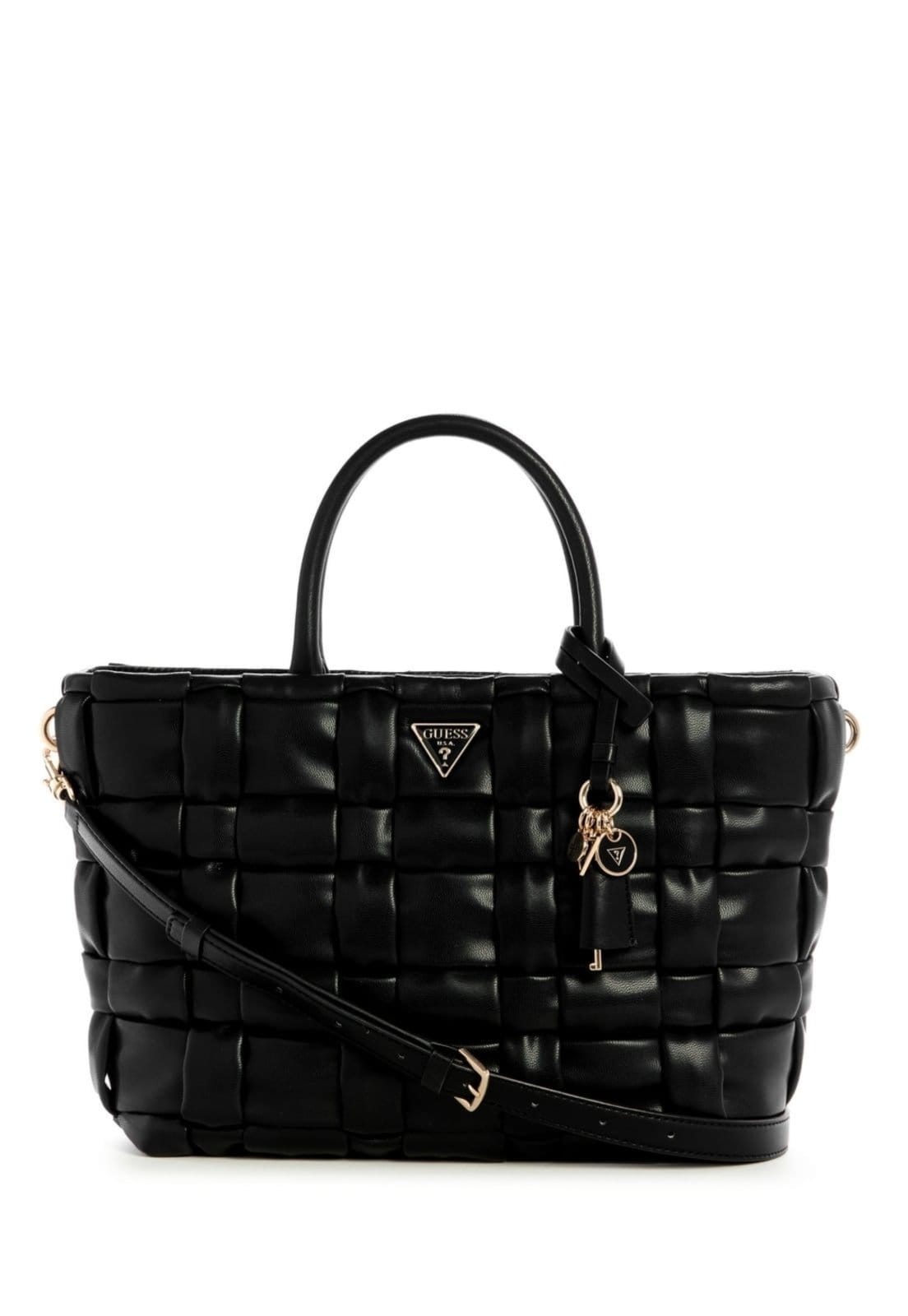 Vista principal Bolsa Guess Marion Satchel Guess preto