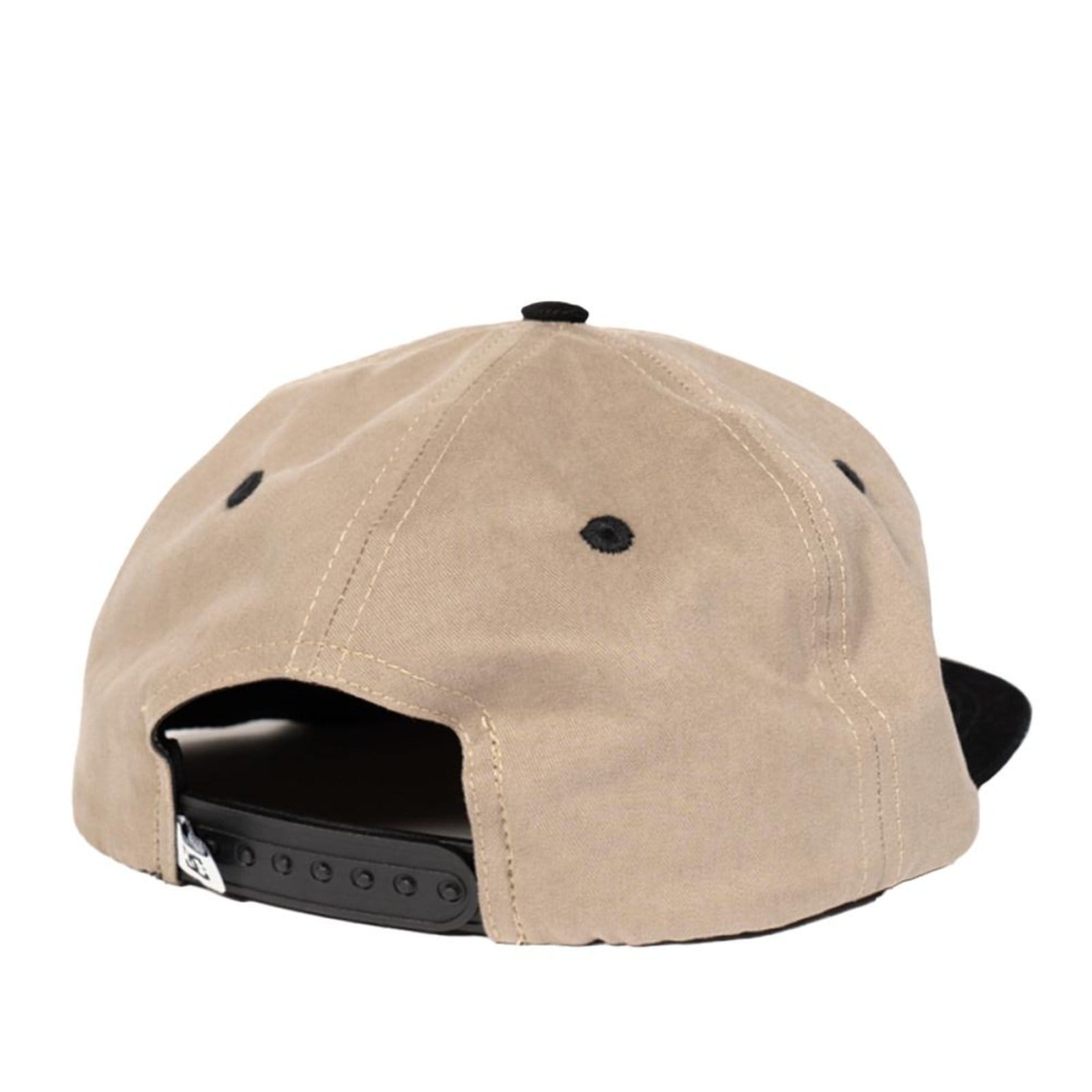 Vista 2 Boné DC Shoes Aba Reta Gymnasium Snapback SM25 CaquiPreto DC Shoes bege