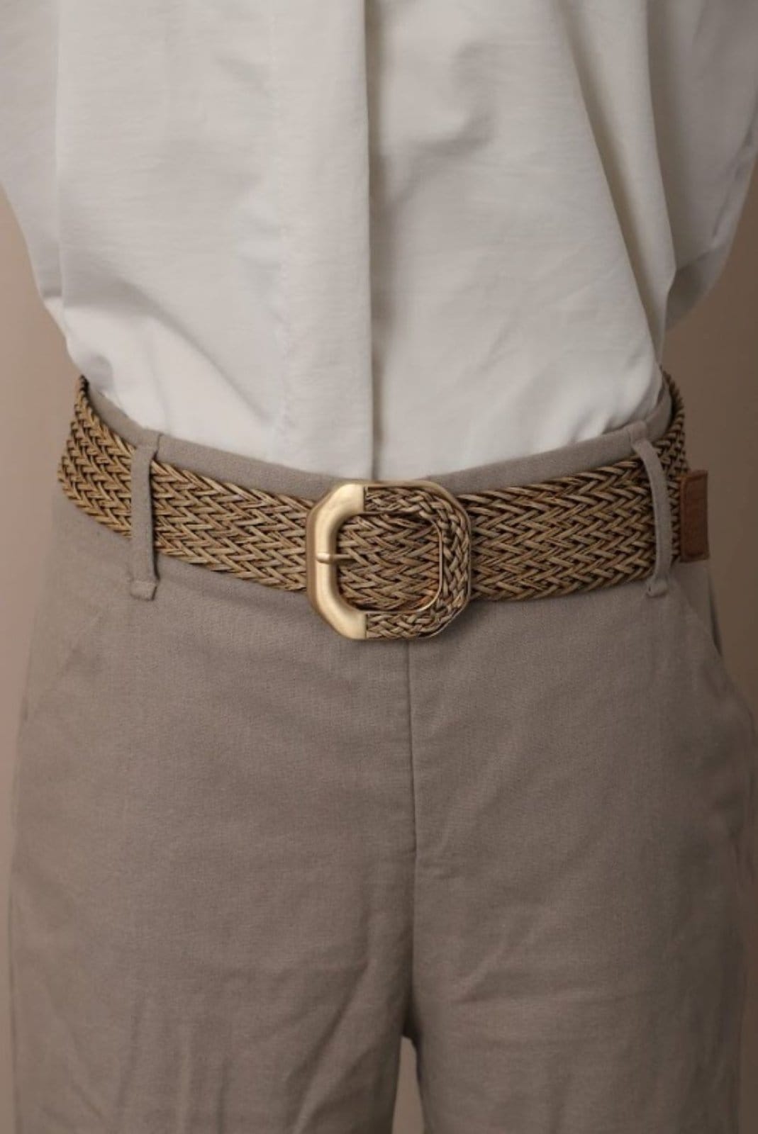 Vista 2 Cinto Cabanafree Inspiração em Palha Cabanafree marrom