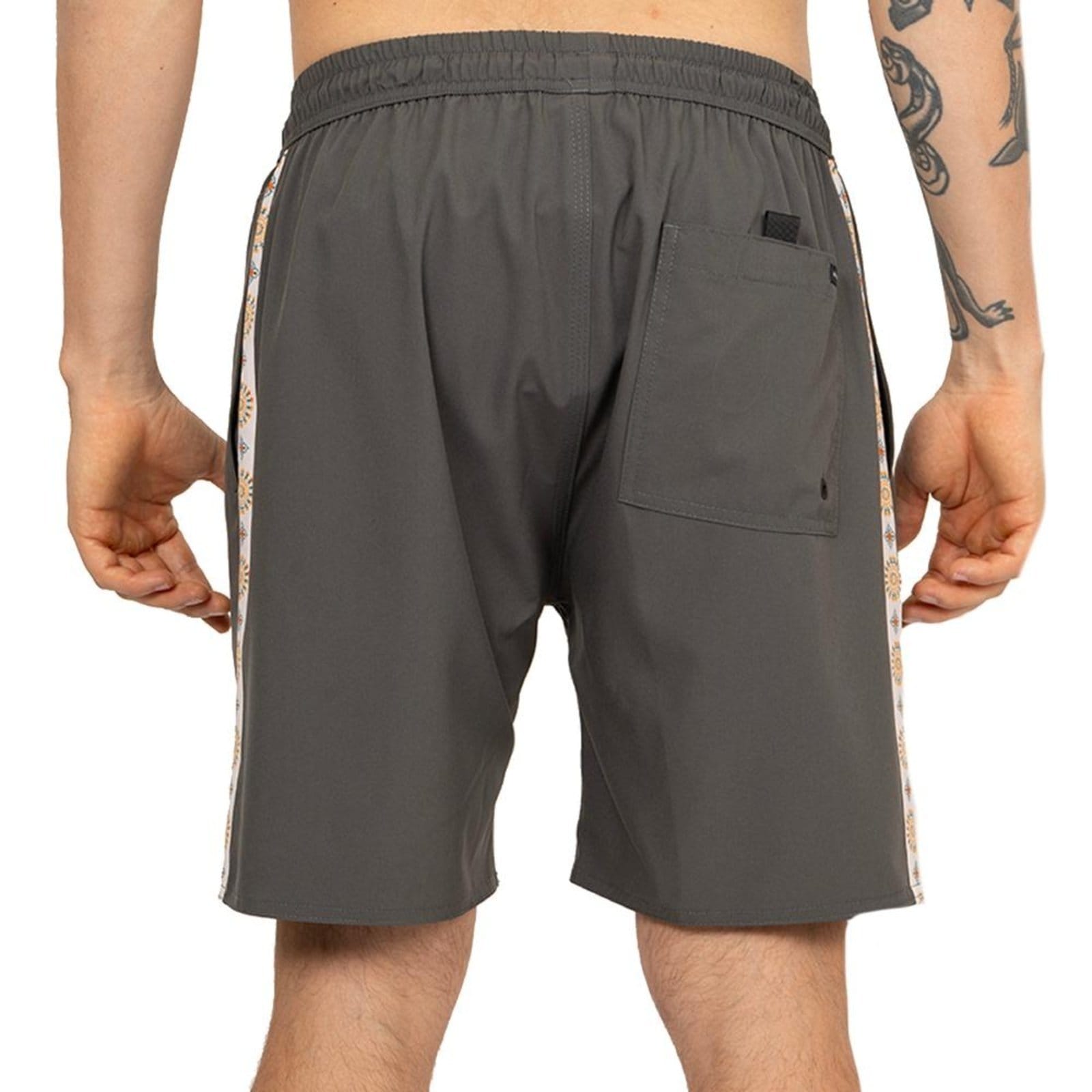 Vista 2 Bermuda RVCA One Stripe SM26 Masculina Petróleo Escuro RVCA preto