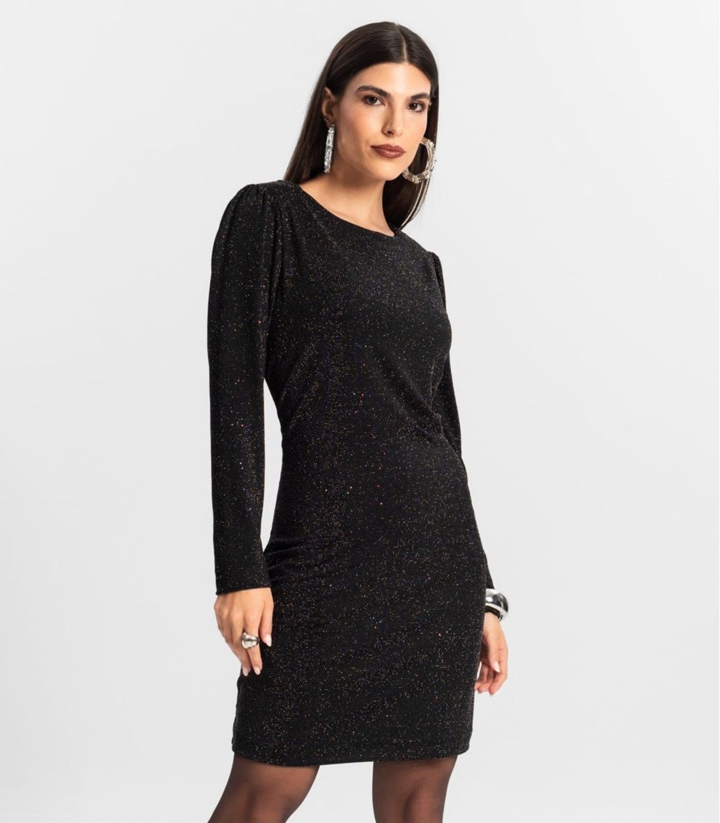 Vista 2 Vestido Manga Longa Endless Endless preto