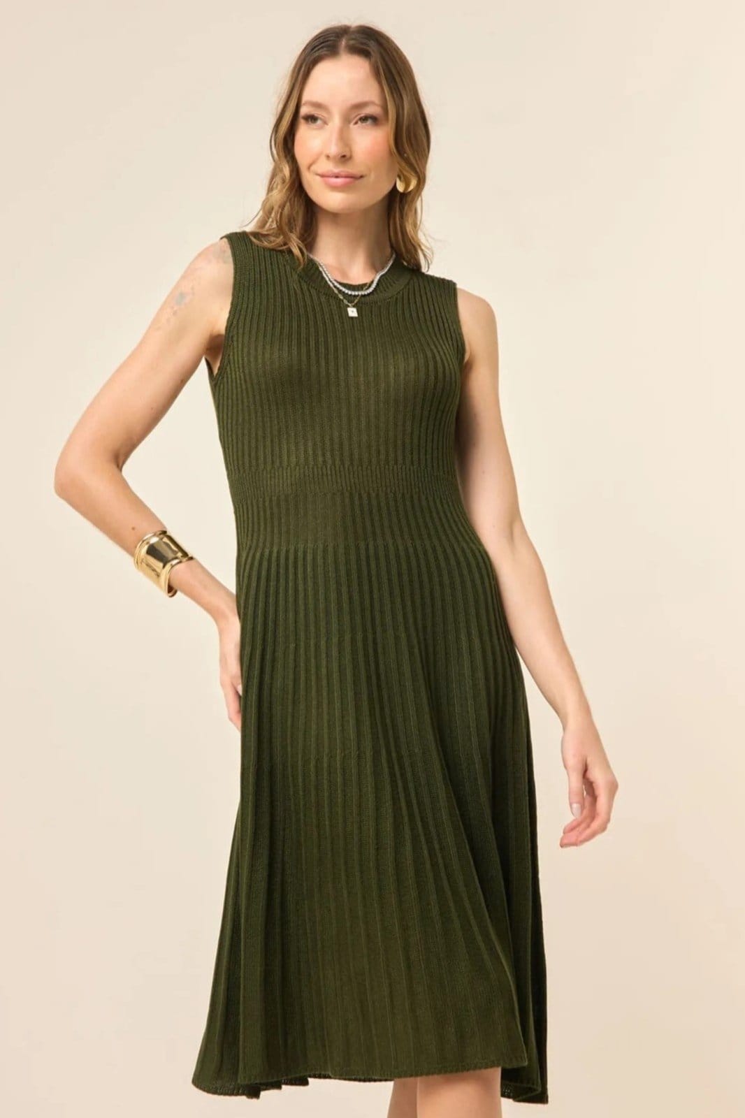 Vestido em Tricot Fabi Cactos