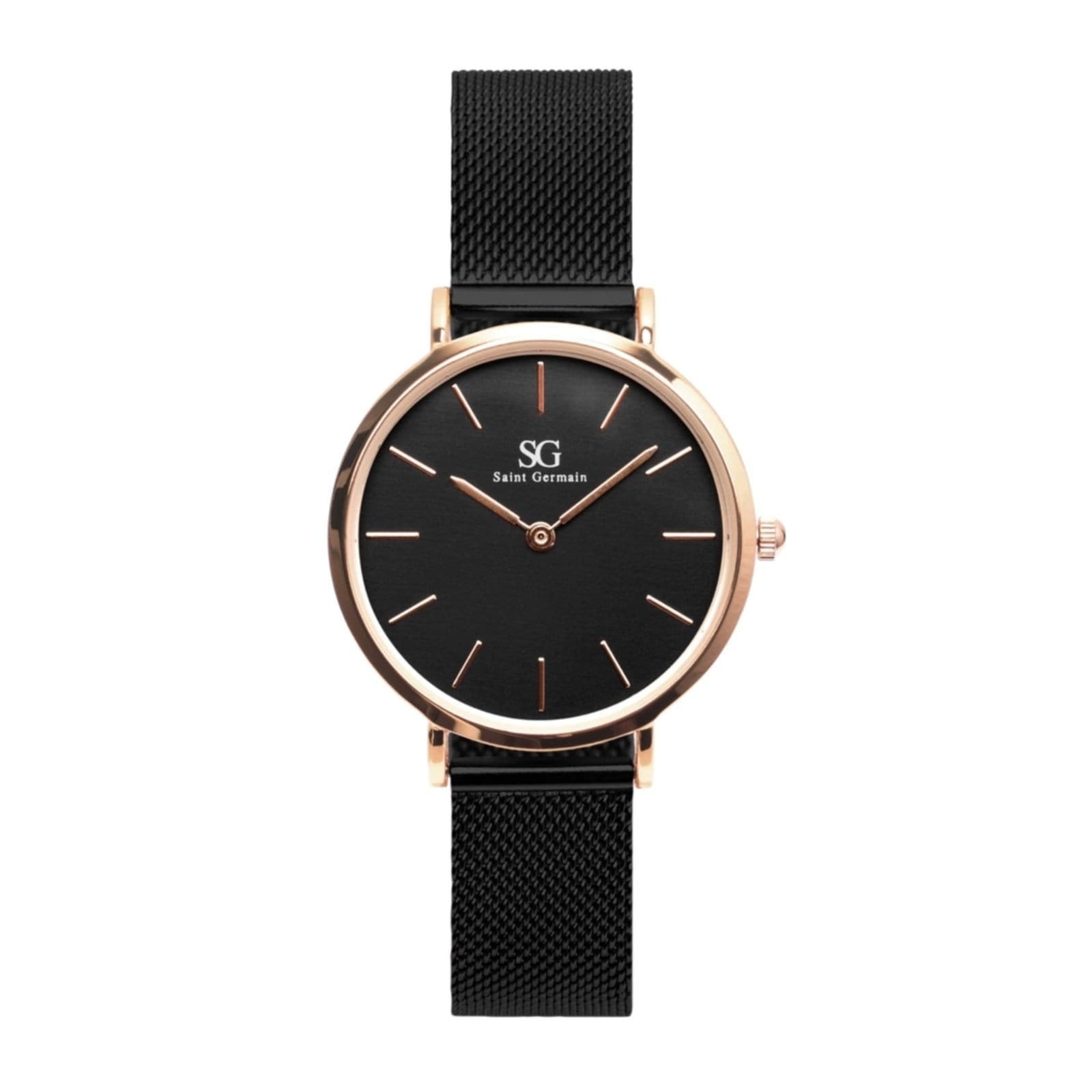 Vista principal Relógio Minimalista Saint Germain Houston Rosé Gold 32mm Saint Germain Brand dourado/preto/rosê rosé