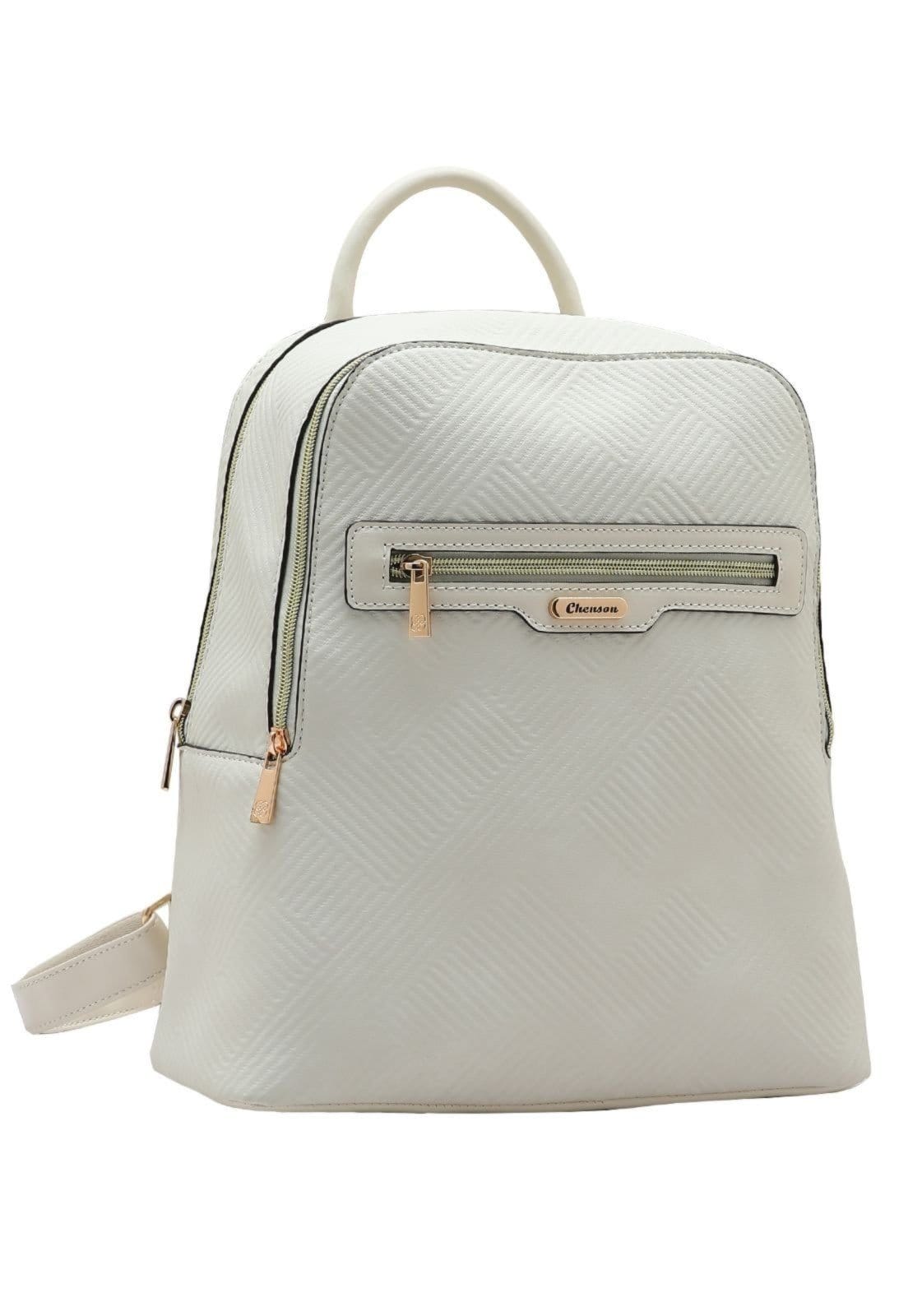 Vista principal Mochila Feminina Chenson ClássicoSooft 8485308 Chenson nude