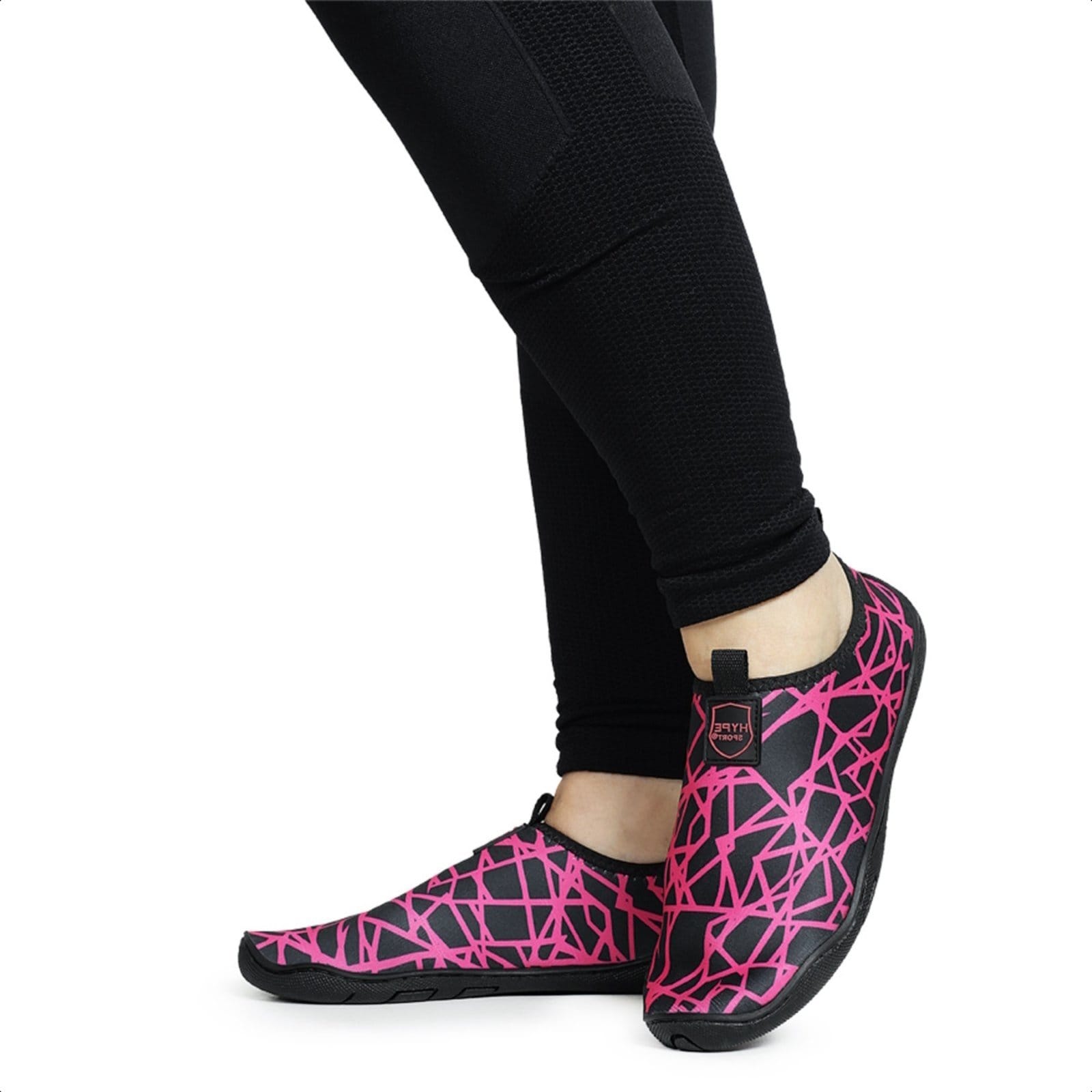 Vista principal Sapatilha Aquatica Feminina Nautica Praia Pesca Leve Flexível Bia Ramos rosa