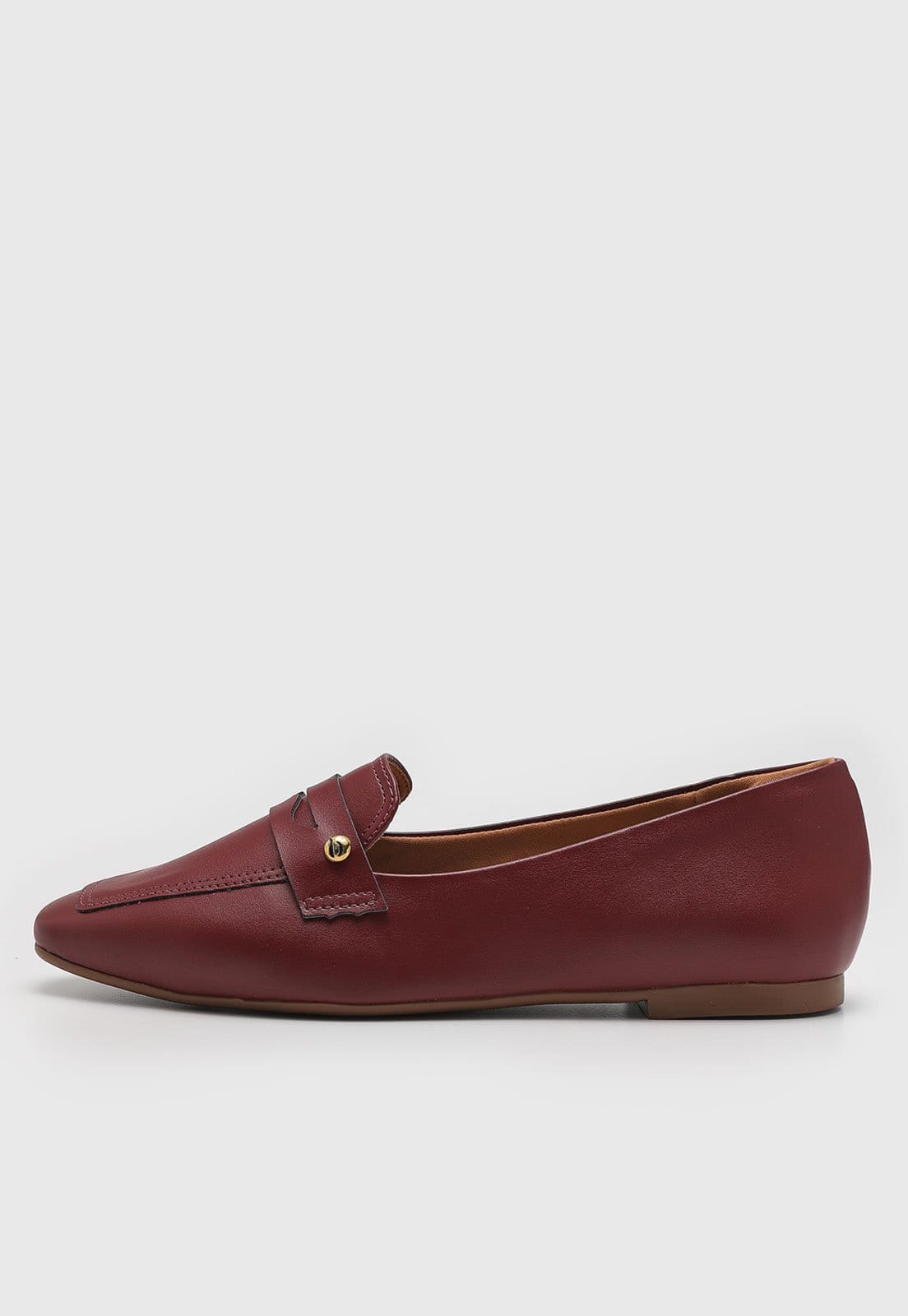 Vista principal Mocassim cê Penny Loafer BEBECÊ vermelho