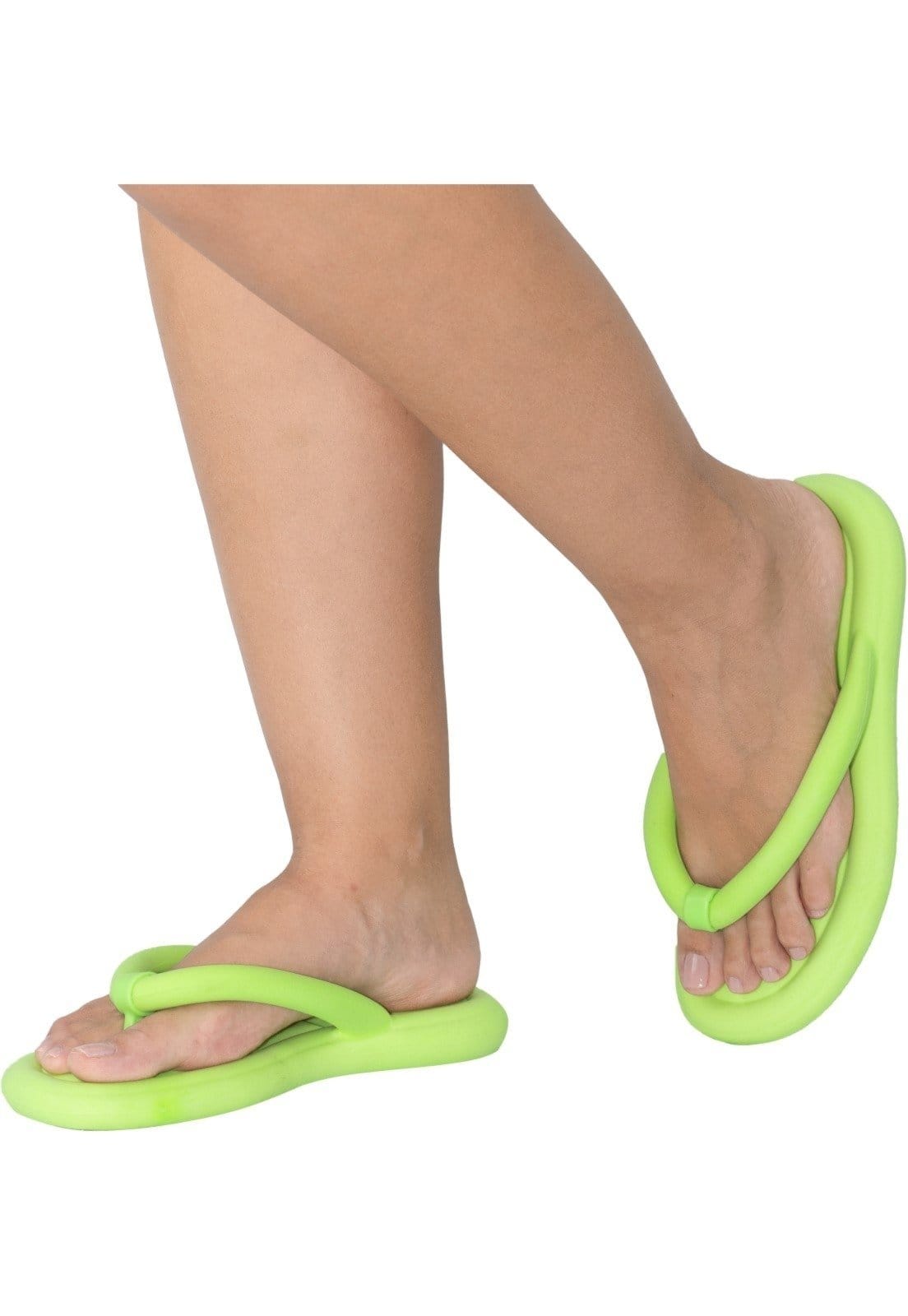 Vista 2 Chinelo Nuvem Lumiss Confortável Slide Macio Leve Lemon LUMISS verde
