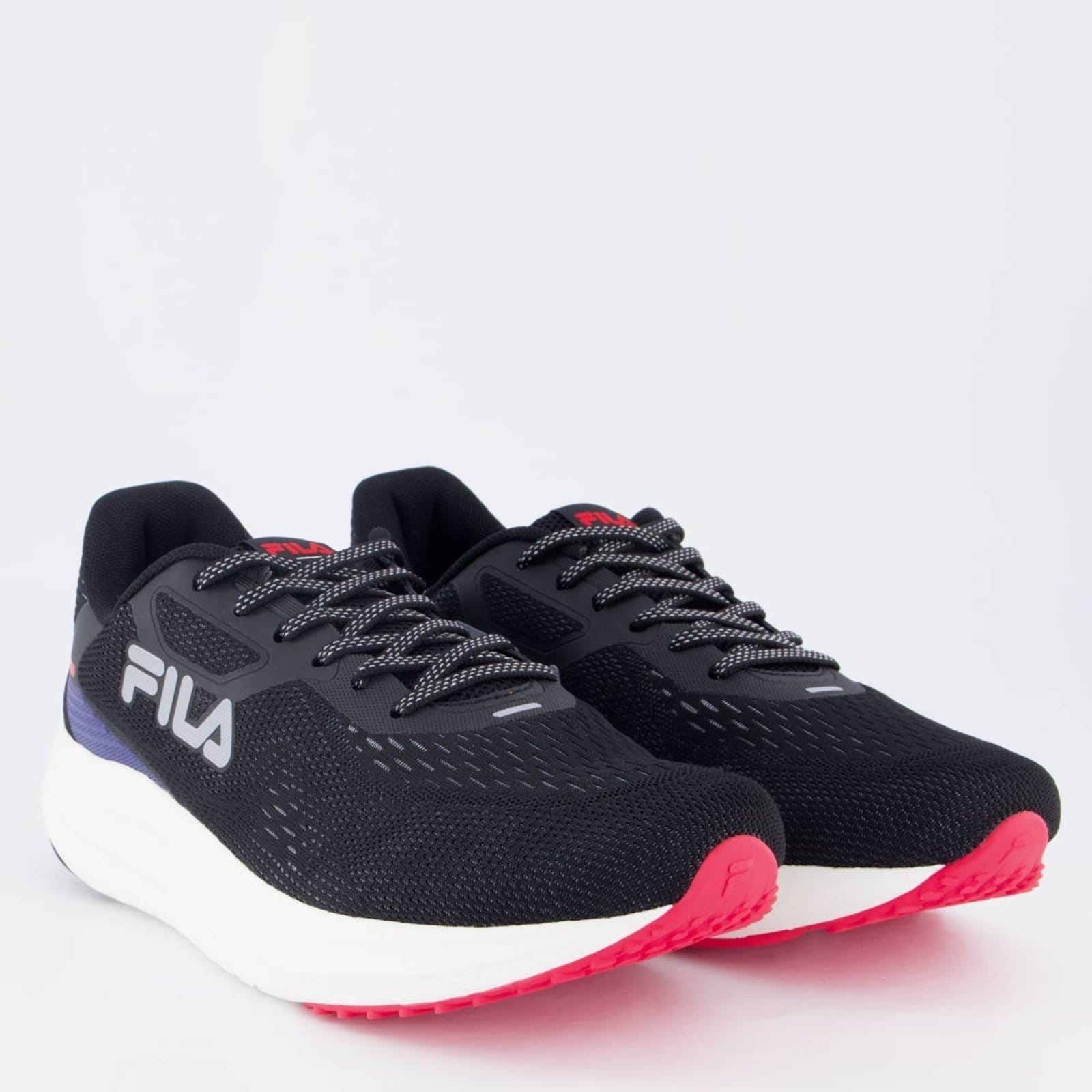 Vista 2 Tênis Fila Fastness e Vermelho Fila preto