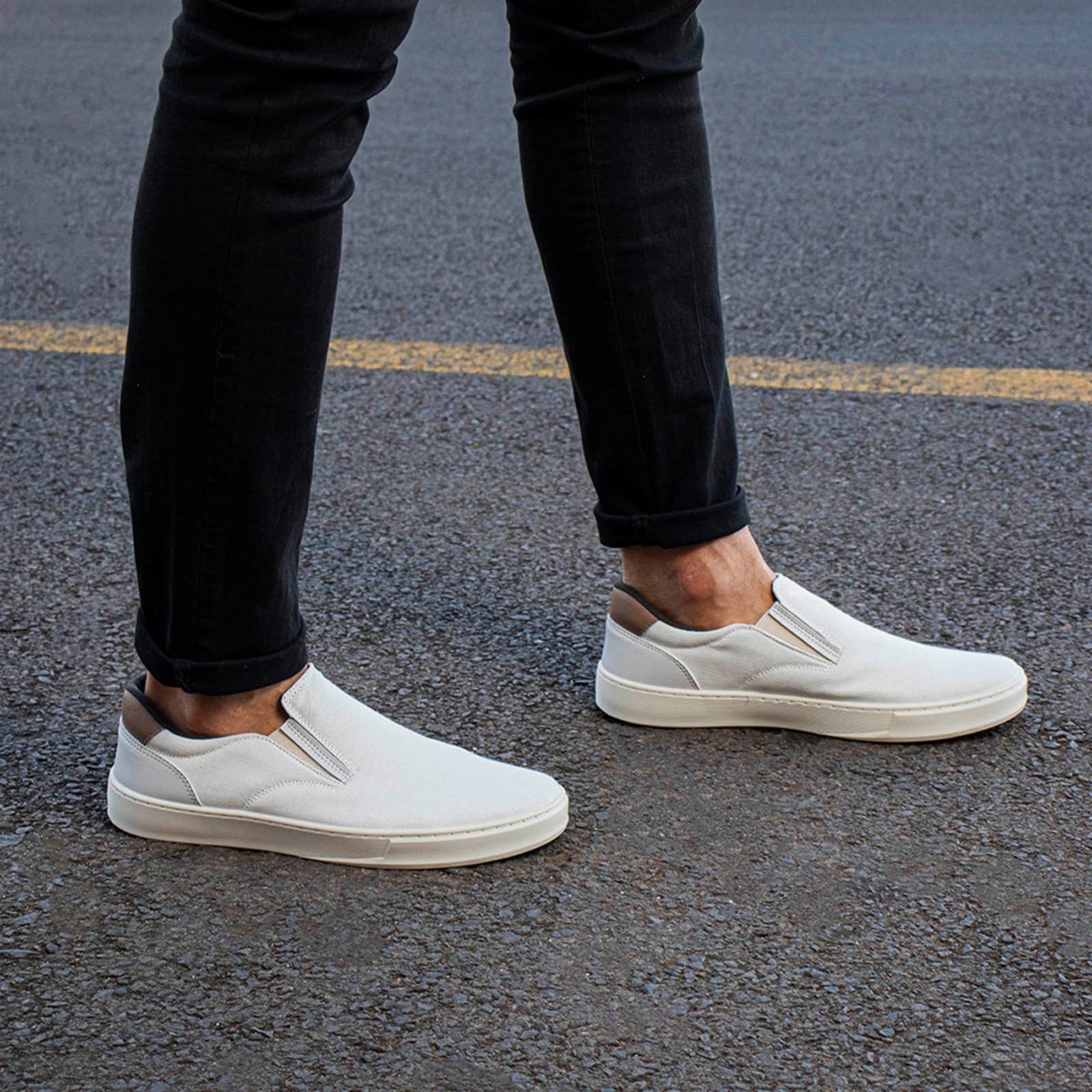 Tênis Masculino Bredeni Iate Slip On Sapatênis Casual Confortável Macio Leve Estiloso Trabalho Areia