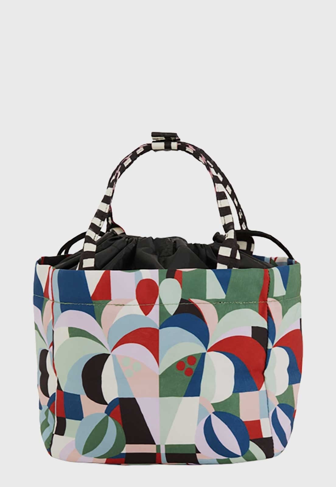 Vista 2 Necessaire Feminina Farm Ziriguidum Recant Estampada FARM verde