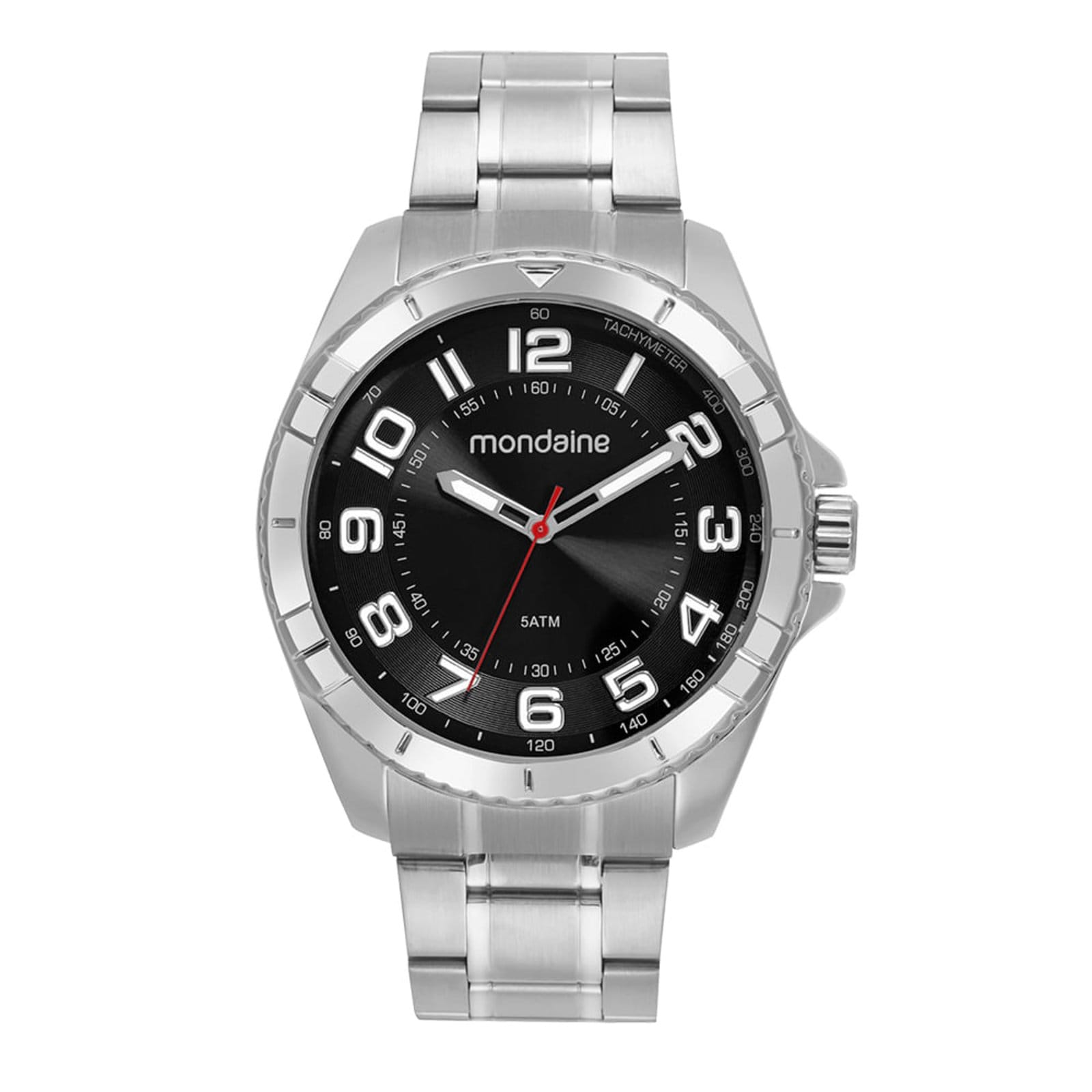 Vista principal Relógio Masculino Casual Robusto Mondaine prata