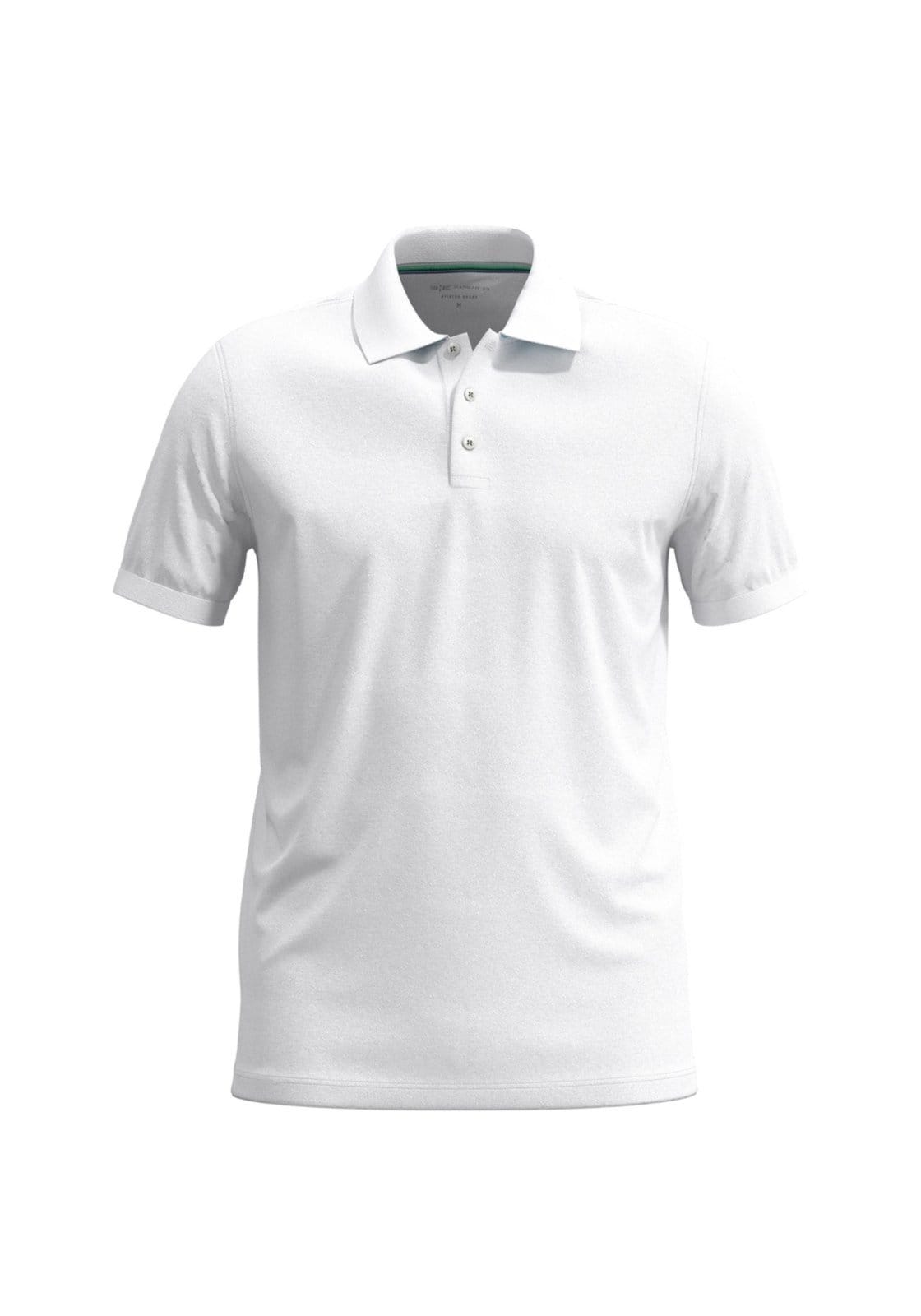 Vista principal Camisa Polo De Manga Curta Em Malha Piquet Com Logo Na Gola Hangar 33 branco