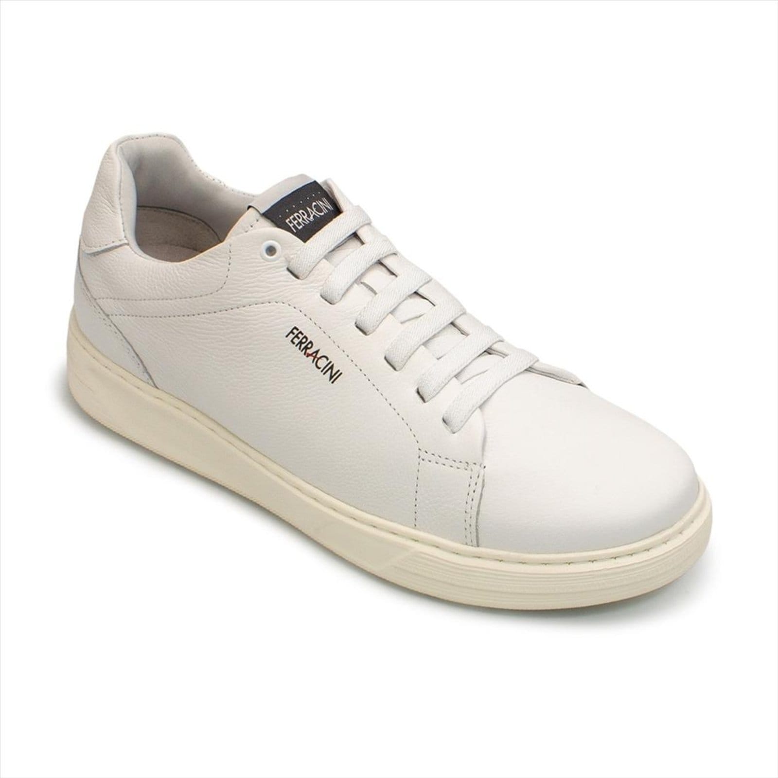 Vista 2 Tênis de Couro Ferracini Masculino Sense 7781 FERRACINI branco