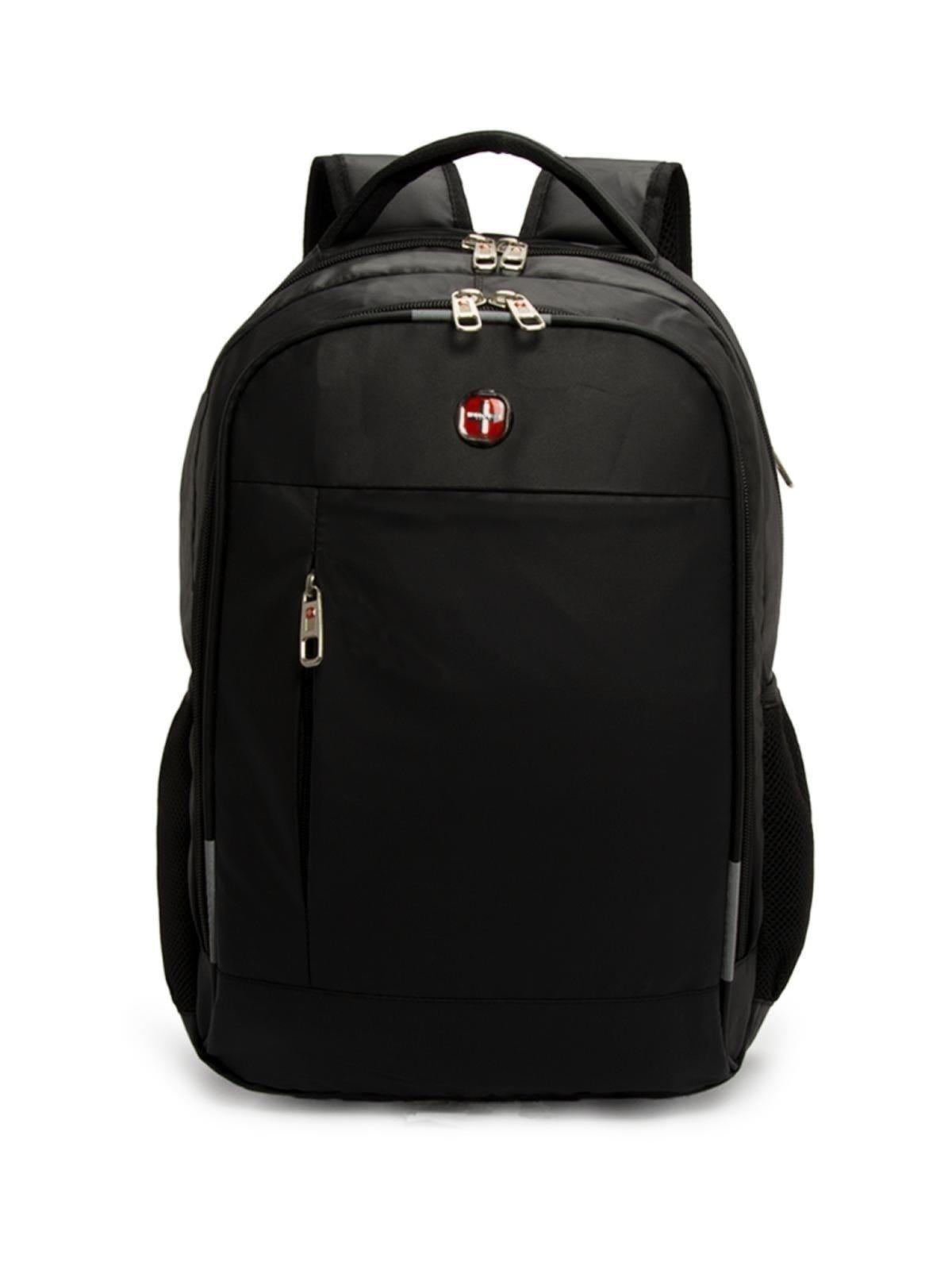 Vista principal Mochila Masculina Bolsa Notebook Executiva PRETA Crossgear preto