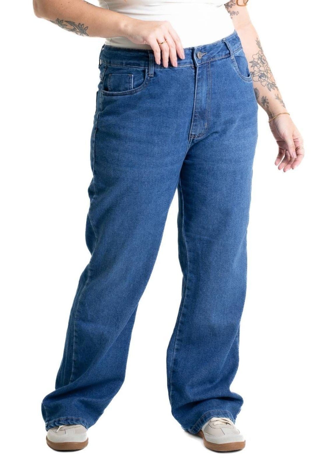 Calça Jeans Sawary Plus Size Petit - 280663