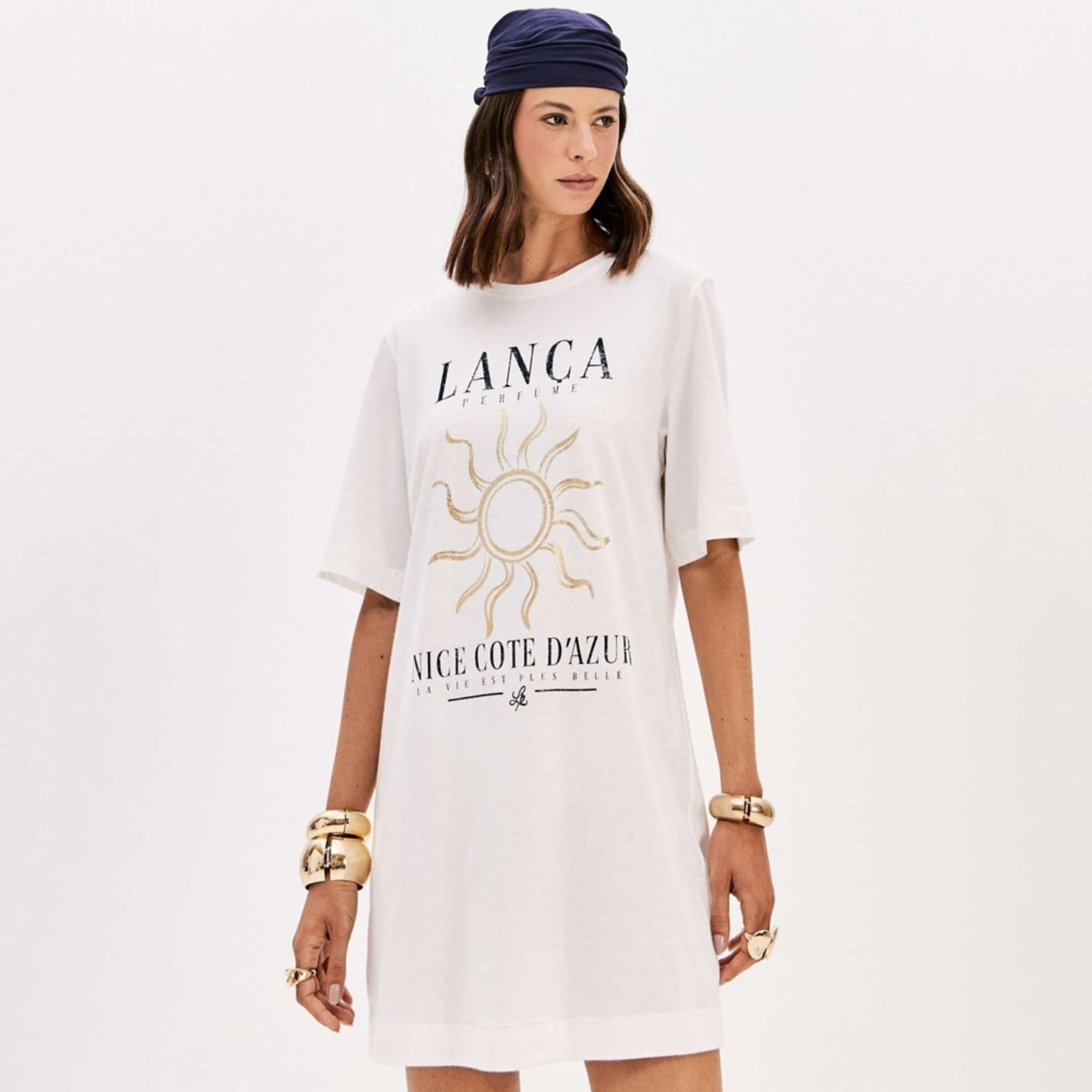 Vestido Lança Perfume Tdress Pr26 Off White Feminino