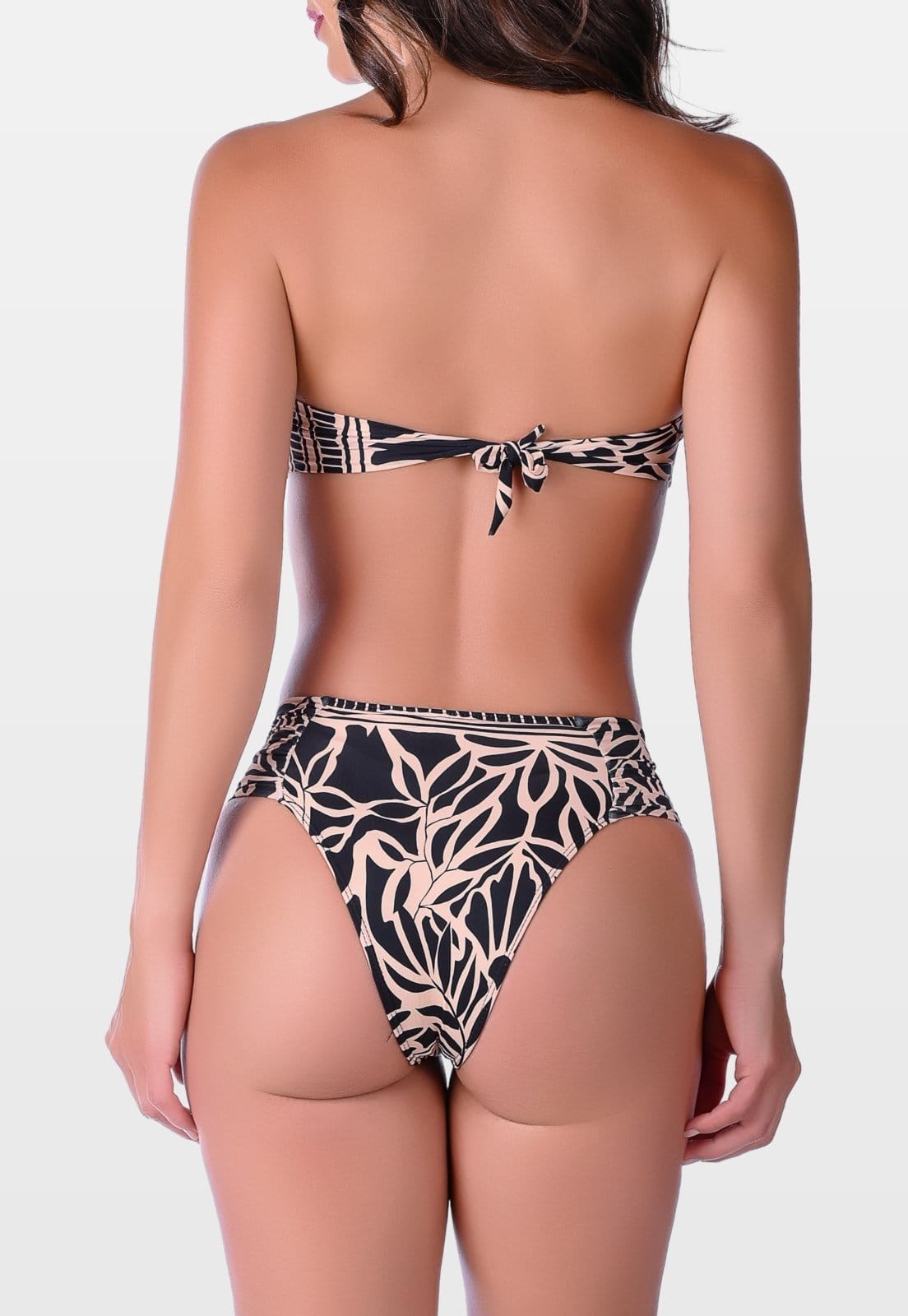 Vista 2 Biquíni Summer Soul Tomara Que Caia Cintura Baixa Preto Summer Soul bege/estampado