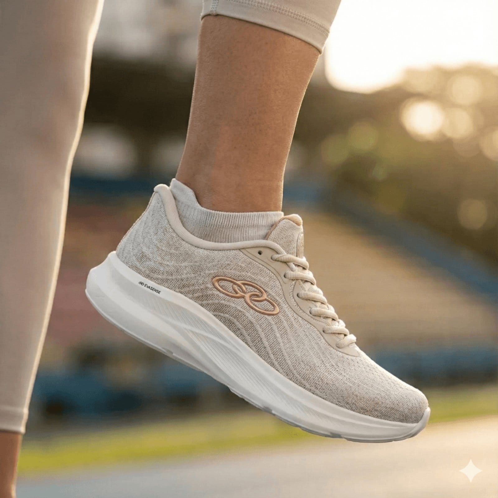 Tênis Feminino Olympikus Venus 3 Evasense Off White/Bege