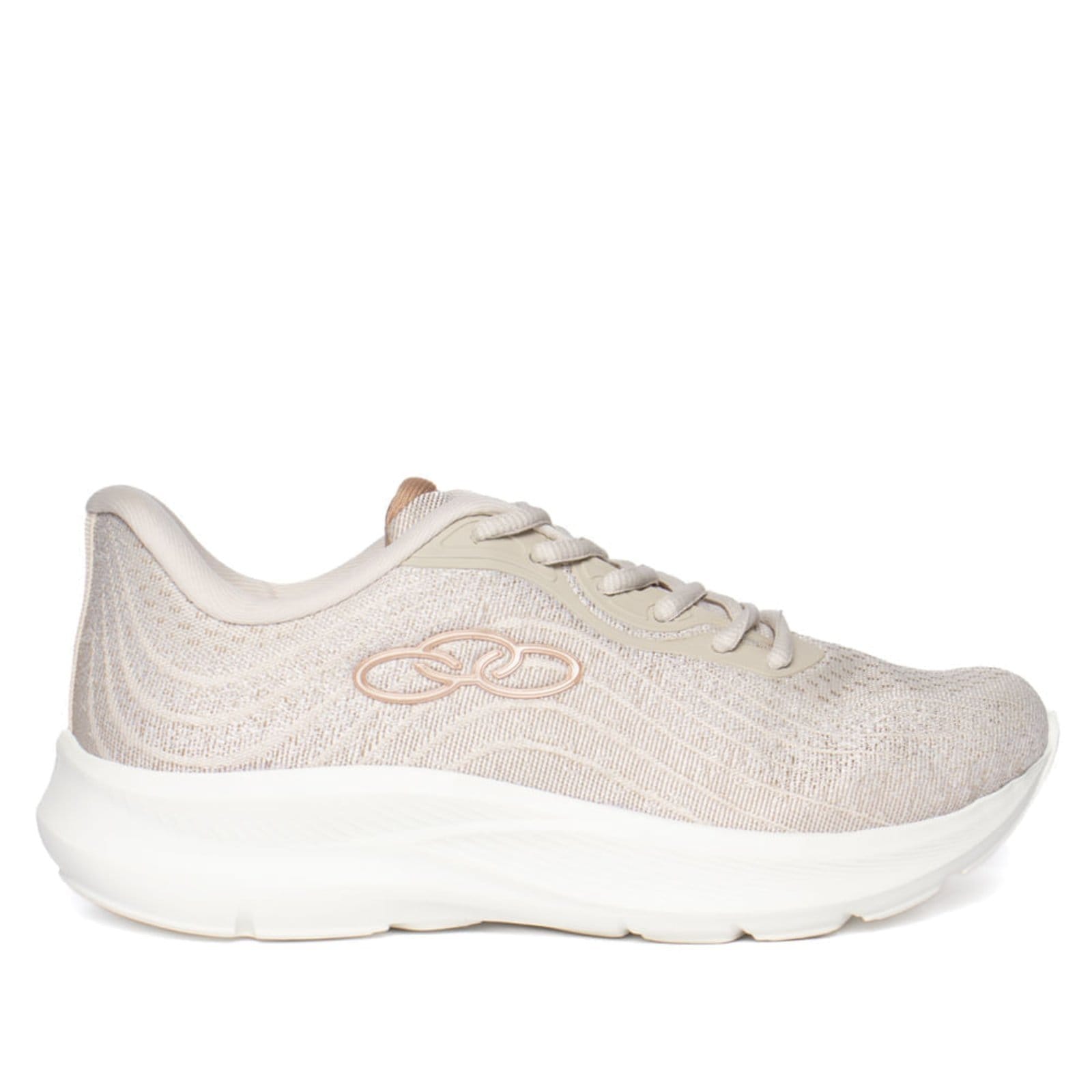 Vista 2 Tênis Feminino Olympikus Venus 3 Evasense Off White/Bege OLYMPIKUS off-white white