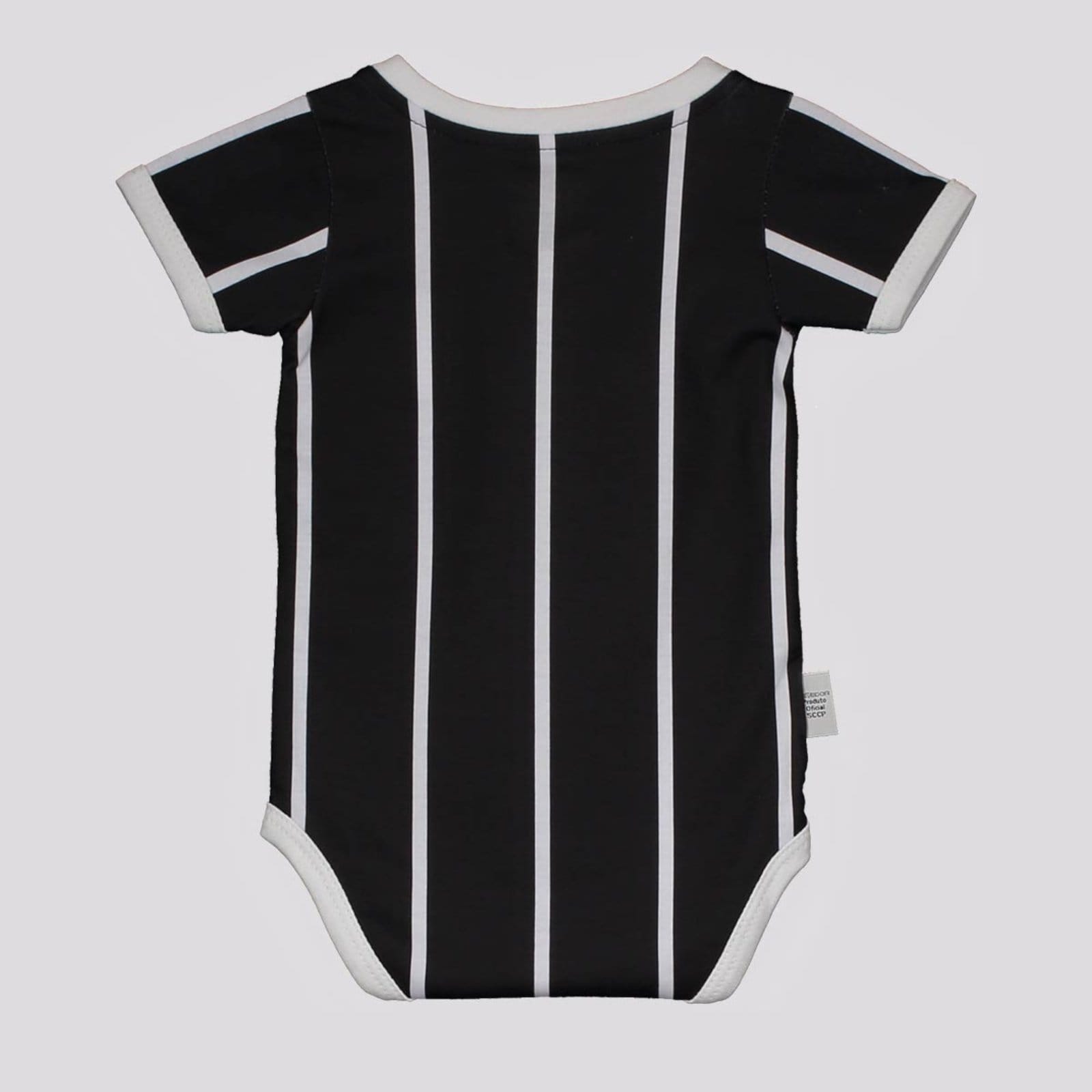 Vista 2 Body Corinthians Camisa Listrada 2019 Reve D´or preto