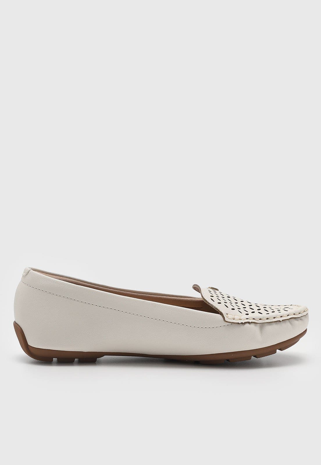 Vista 2 Mocassim Modare Lasercut Off-White MODARE off-white white