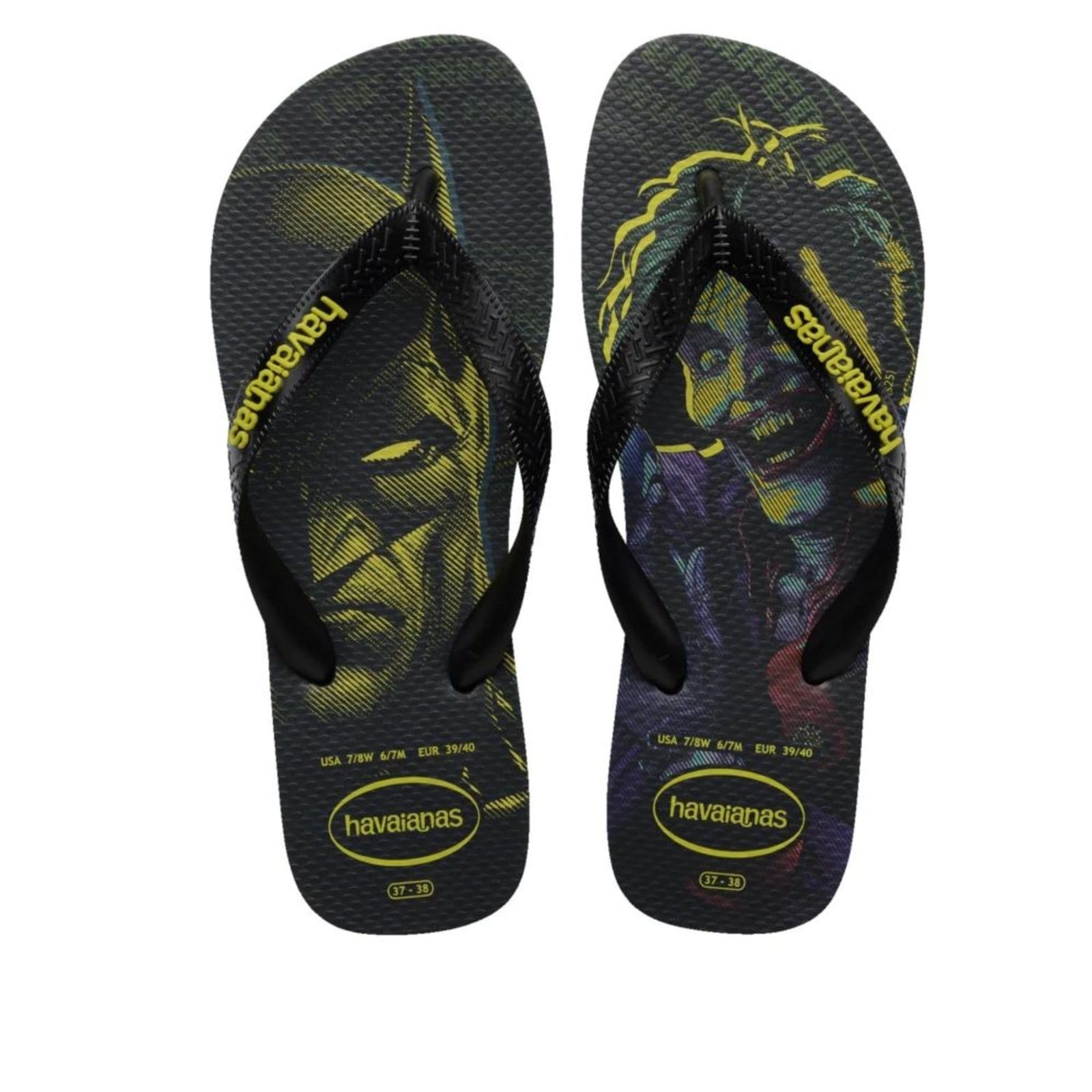 Chinelo Masculino Havaianas Herois Dc Preto