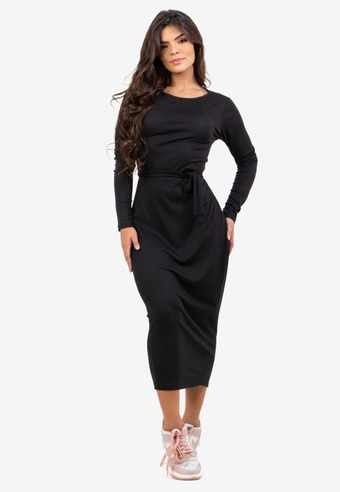 Vestido Longo Diluxo Laço nas Costas