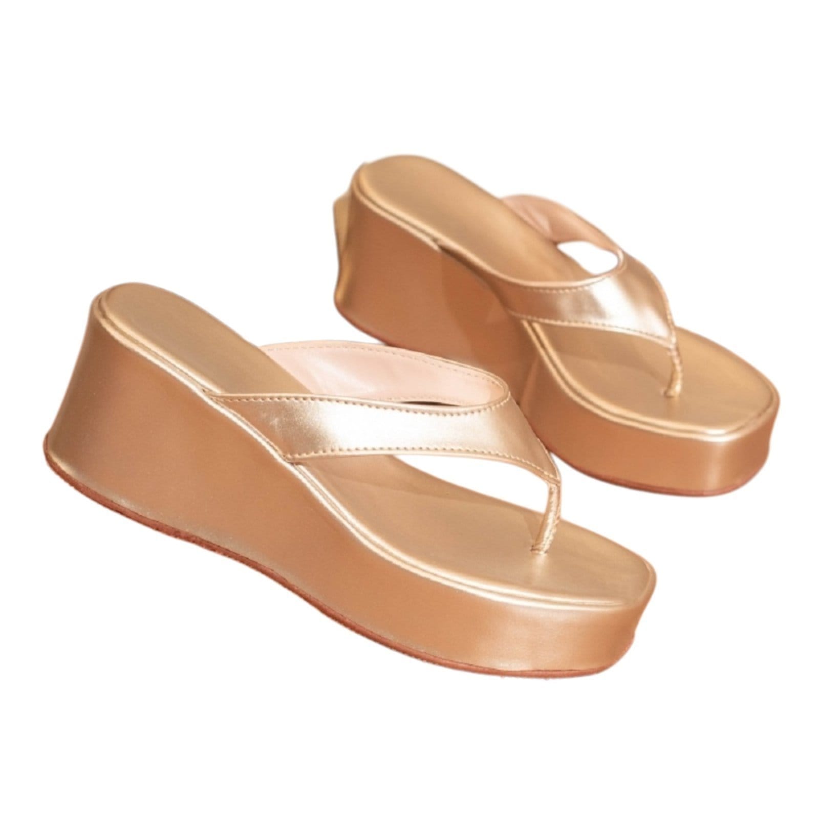 Vista 2 Tamanco 2160 V Asa Delta Rofely Ouro Rofely dourado