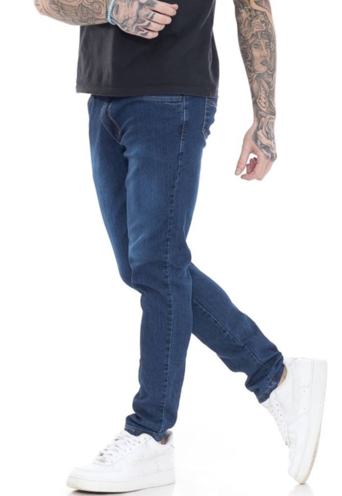 Calça Jeans Masculina Tempo Hábil Skinny Street Premium