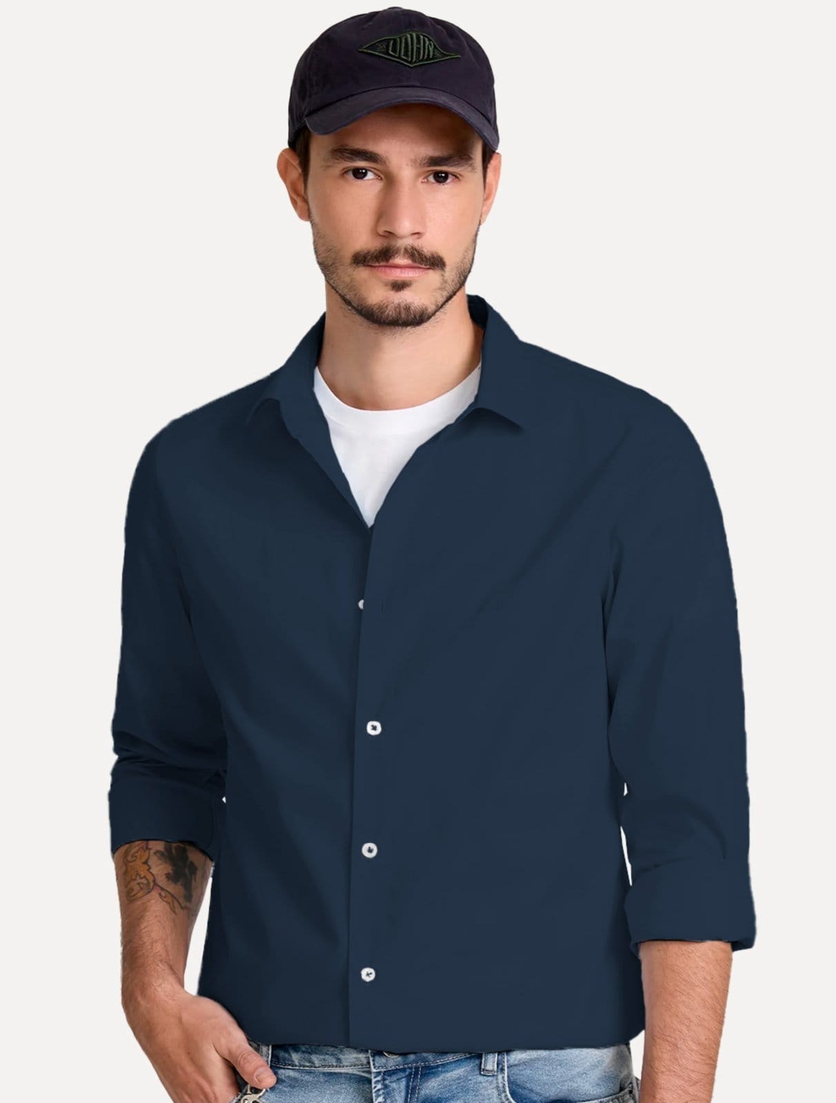 Camisa John John Masculina Slim Dark