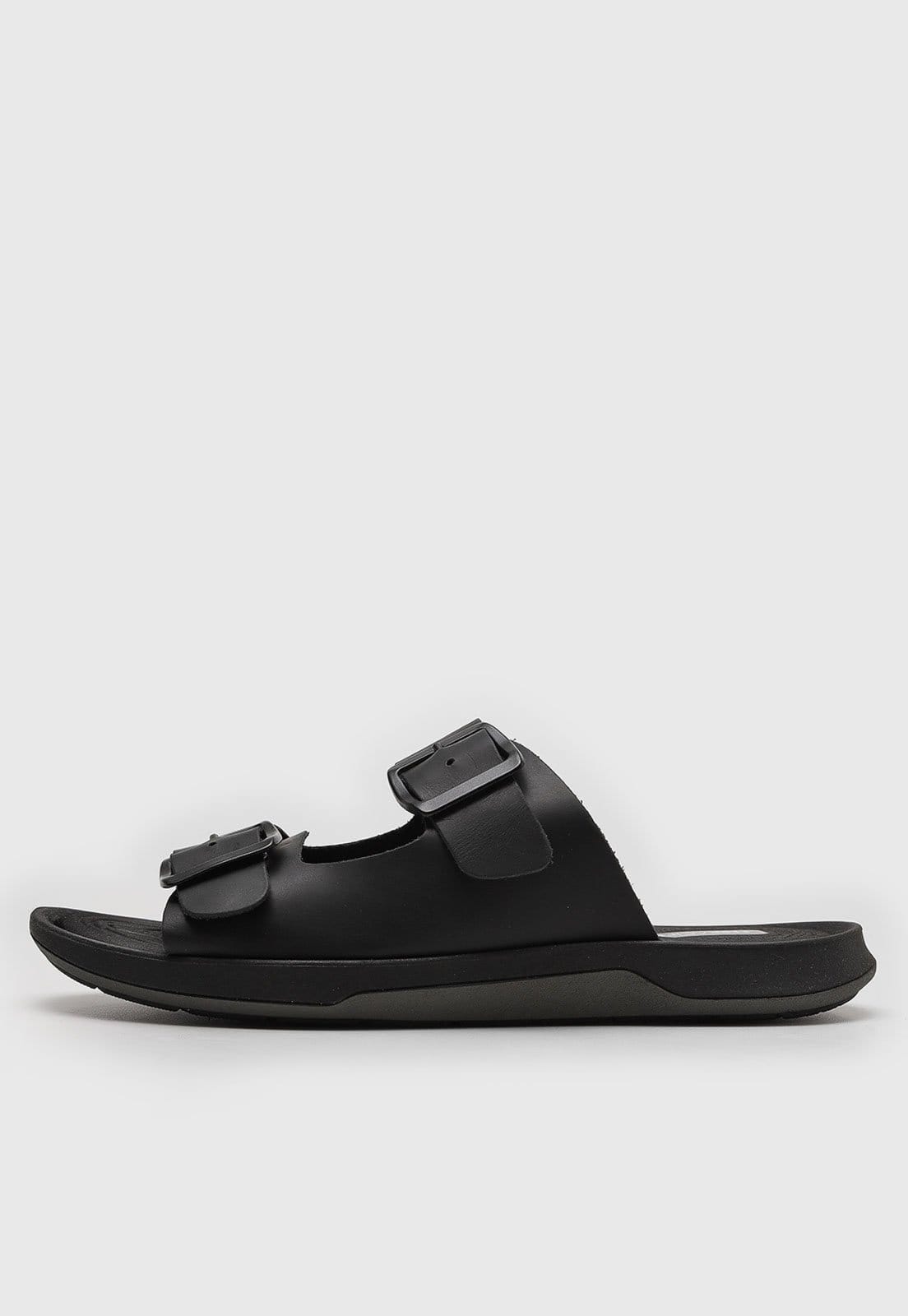 Vista principal Sandália Slide Ferracini Dakar Preta FERRACINI preto