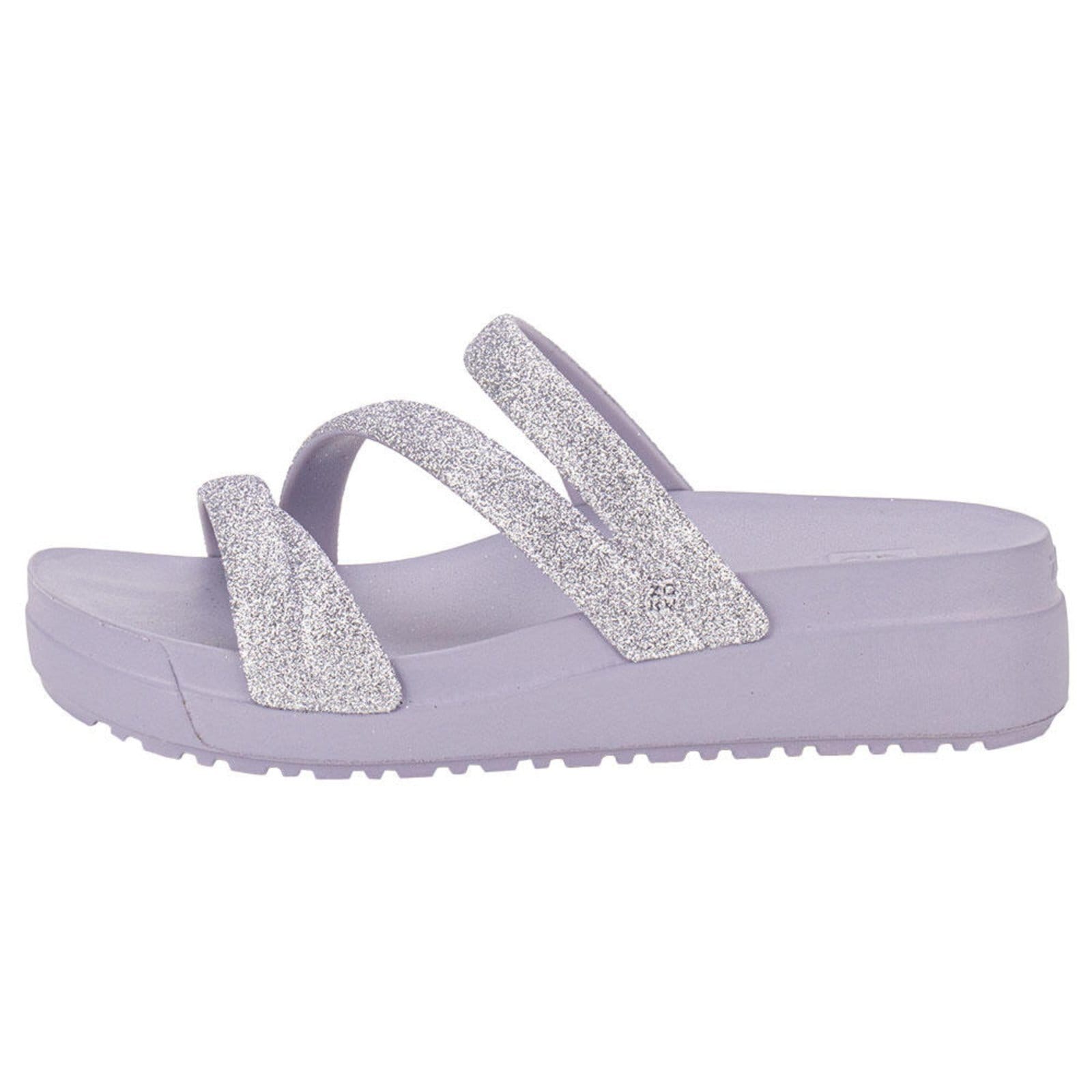 Vista 2 Tamanco Feminino Anabela Glitter Up Zaxy 19068 3299068 Zaxy cinza