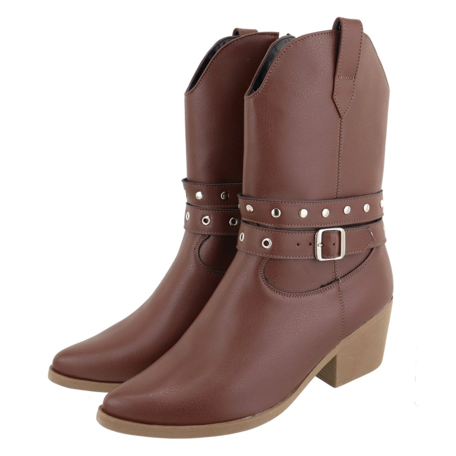 Bota Texana Bico Fino Country Western 23149 Floter Cacau