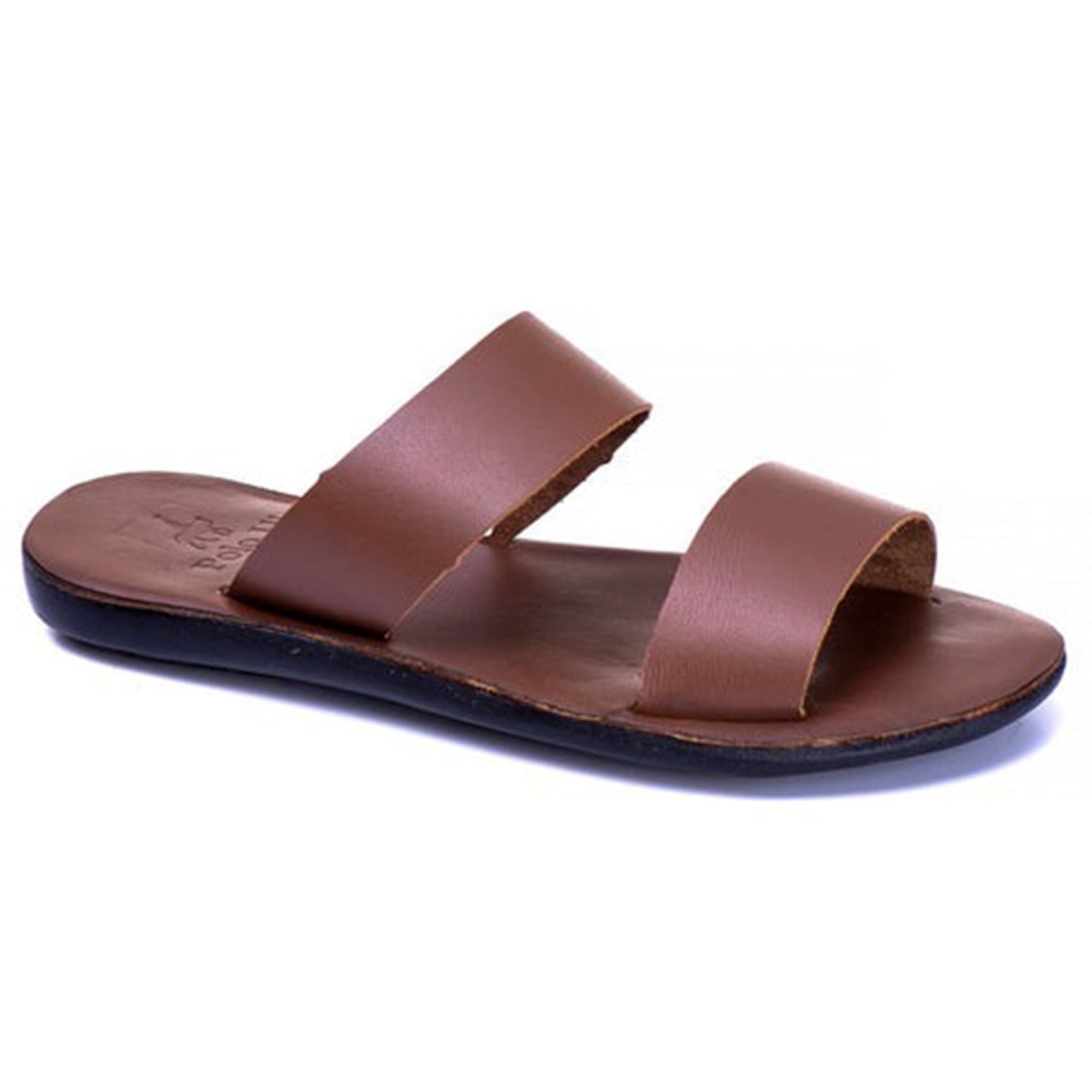 Sandália Masculina Ortopédica Couro Legítimo Esporão Conforto Macia