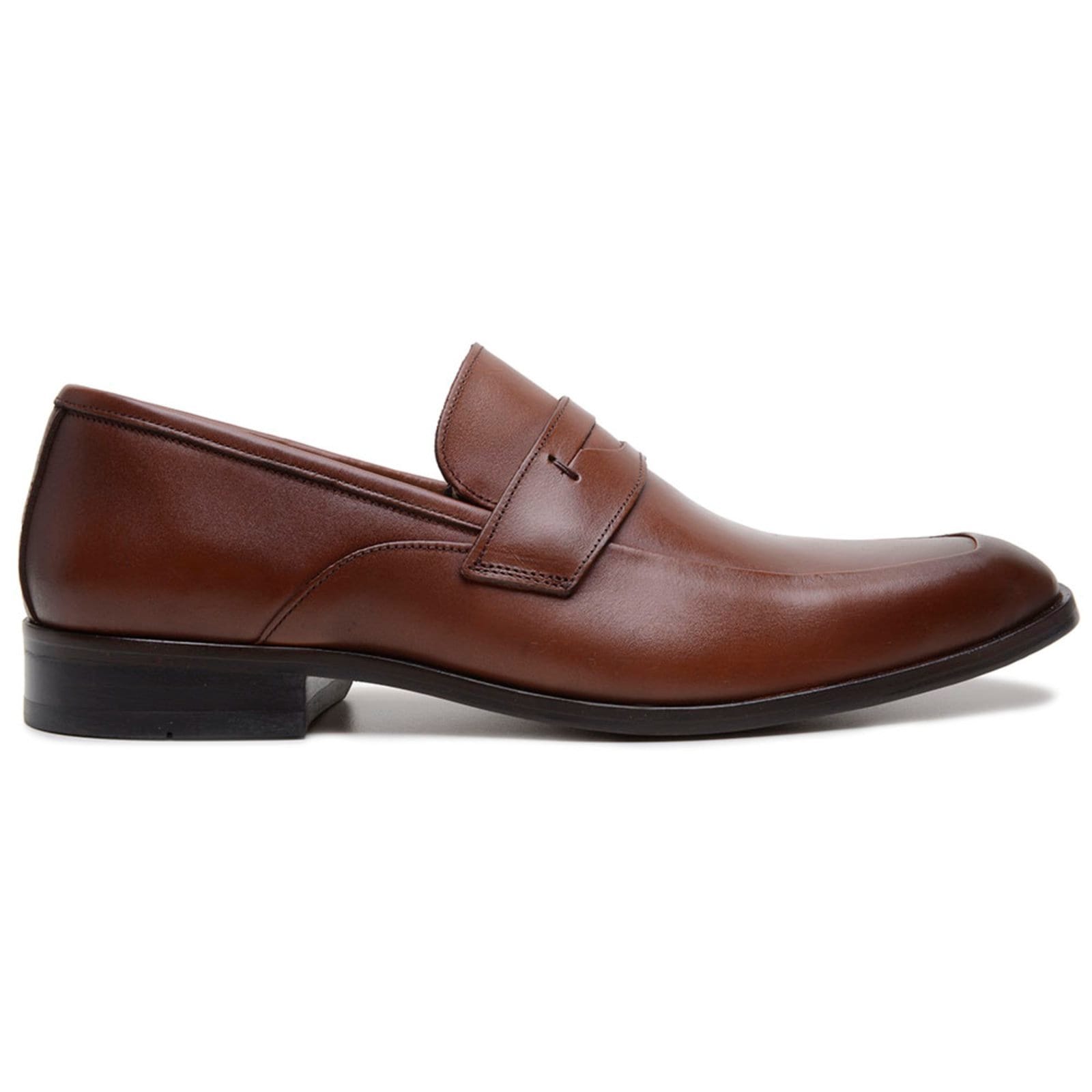 Vista 2 Sapato Masculino Social Veritimo Em Couro Mocassim Clássico Oxford Brogue Casual Whisky Veritimo marrom