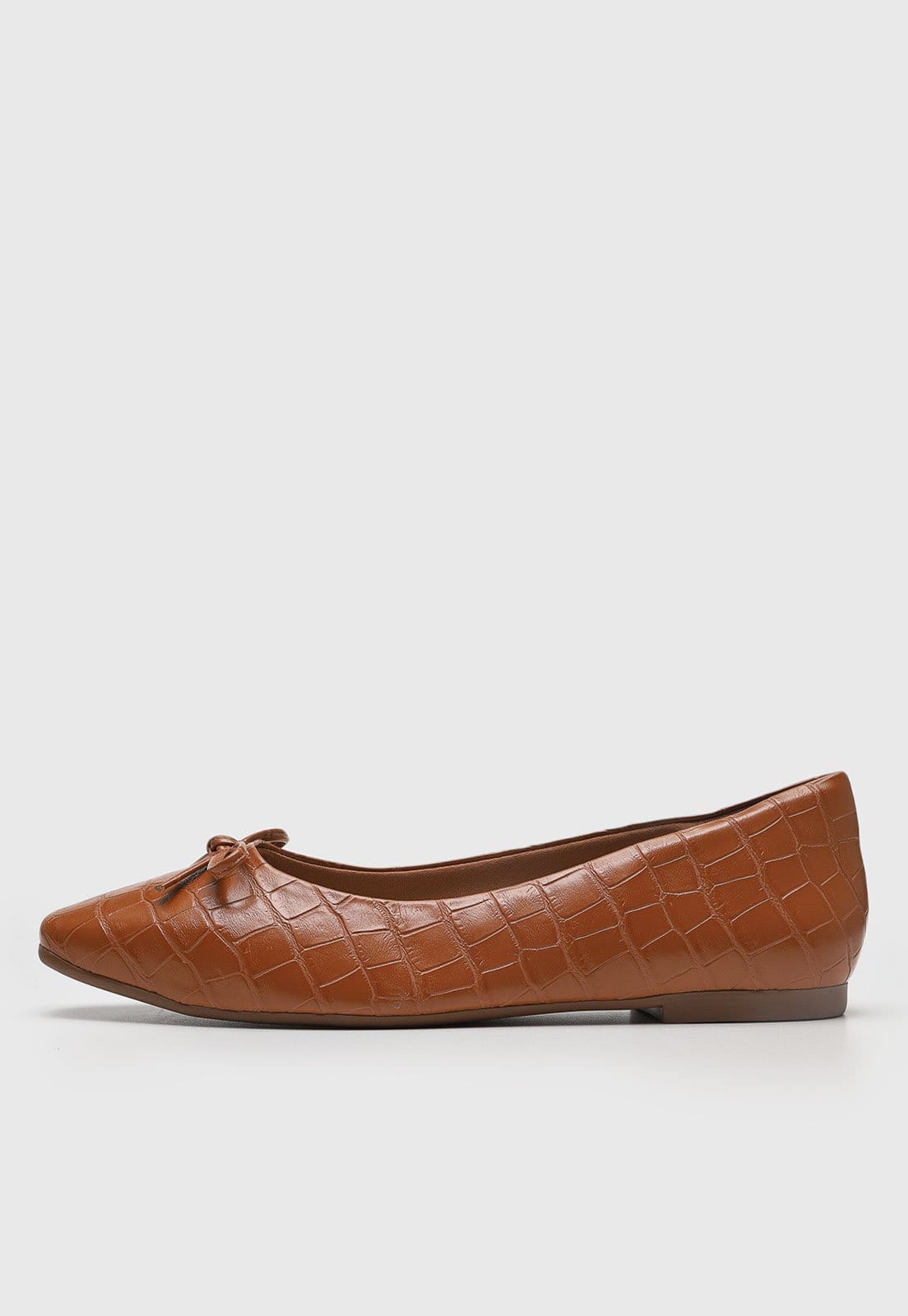 Sapatilha Feminina cê Croco Laço