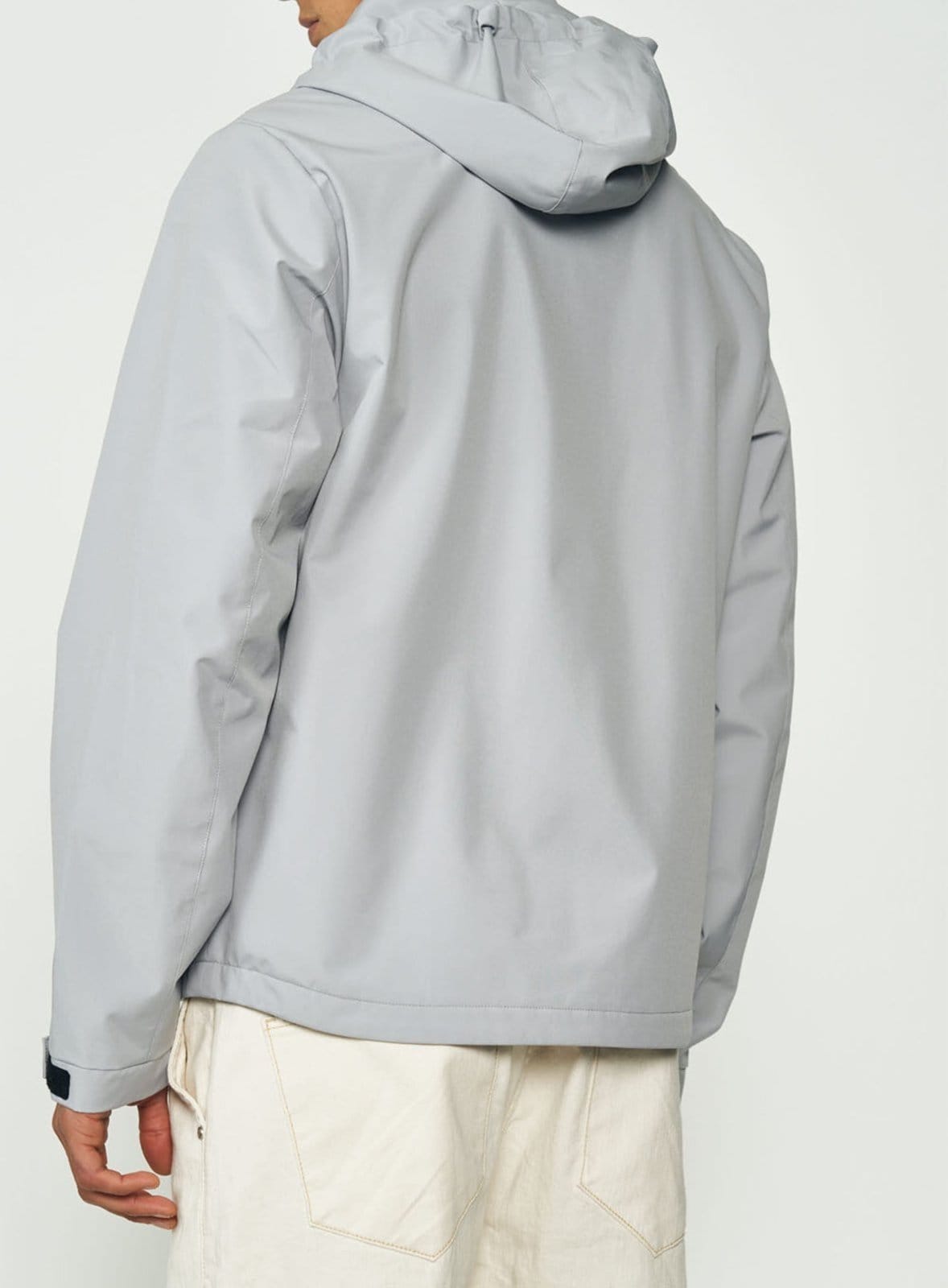 Vista 2 Jaqueta Capuz Tecido Liso Colcci Colcci cinza