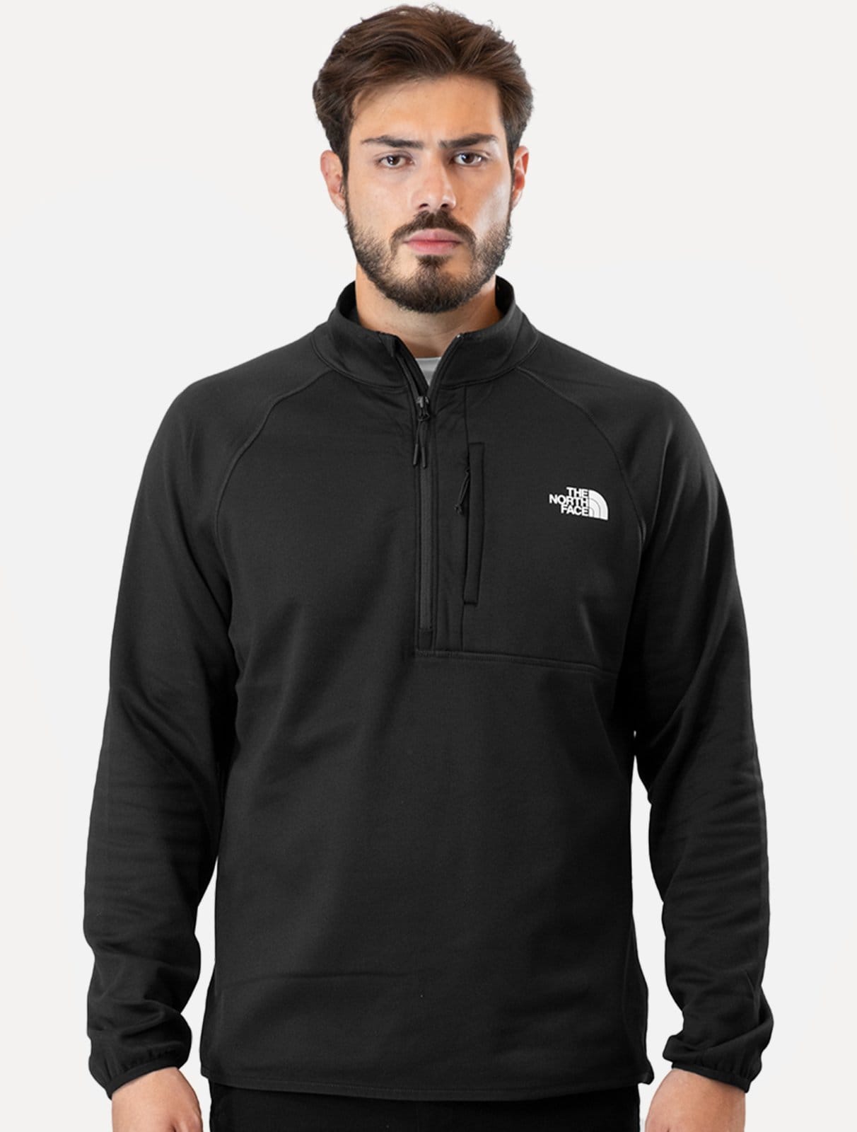 Blusa The North Face Masculina Fleece Canyonlands Half Zip Preta
