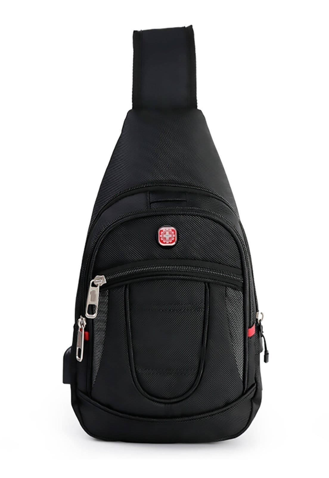 Bolsa Transversal Executiva Antifurto Crossgear Masculina PRETA