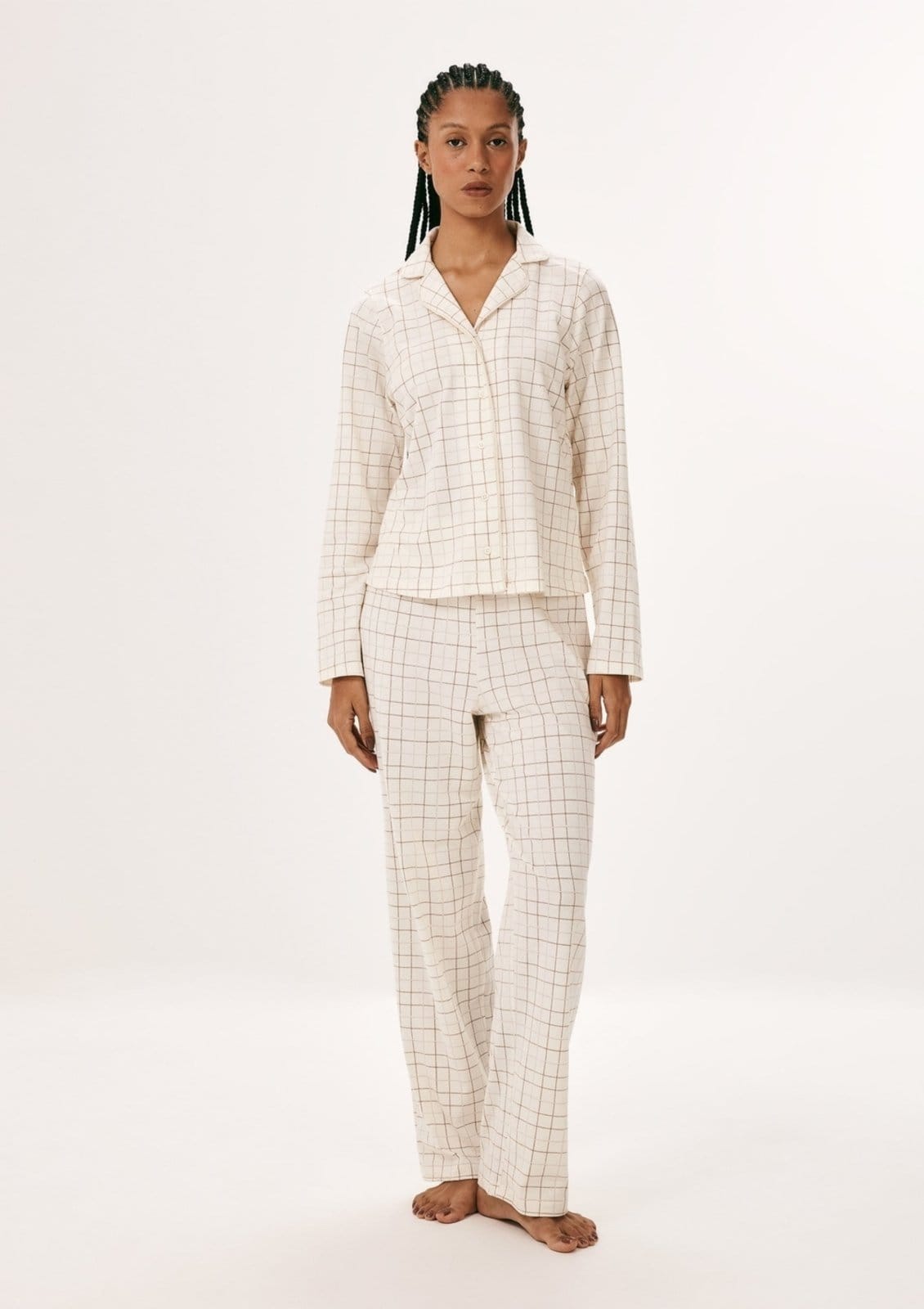 Pijama Longo Feminino Americano Estampado Hering