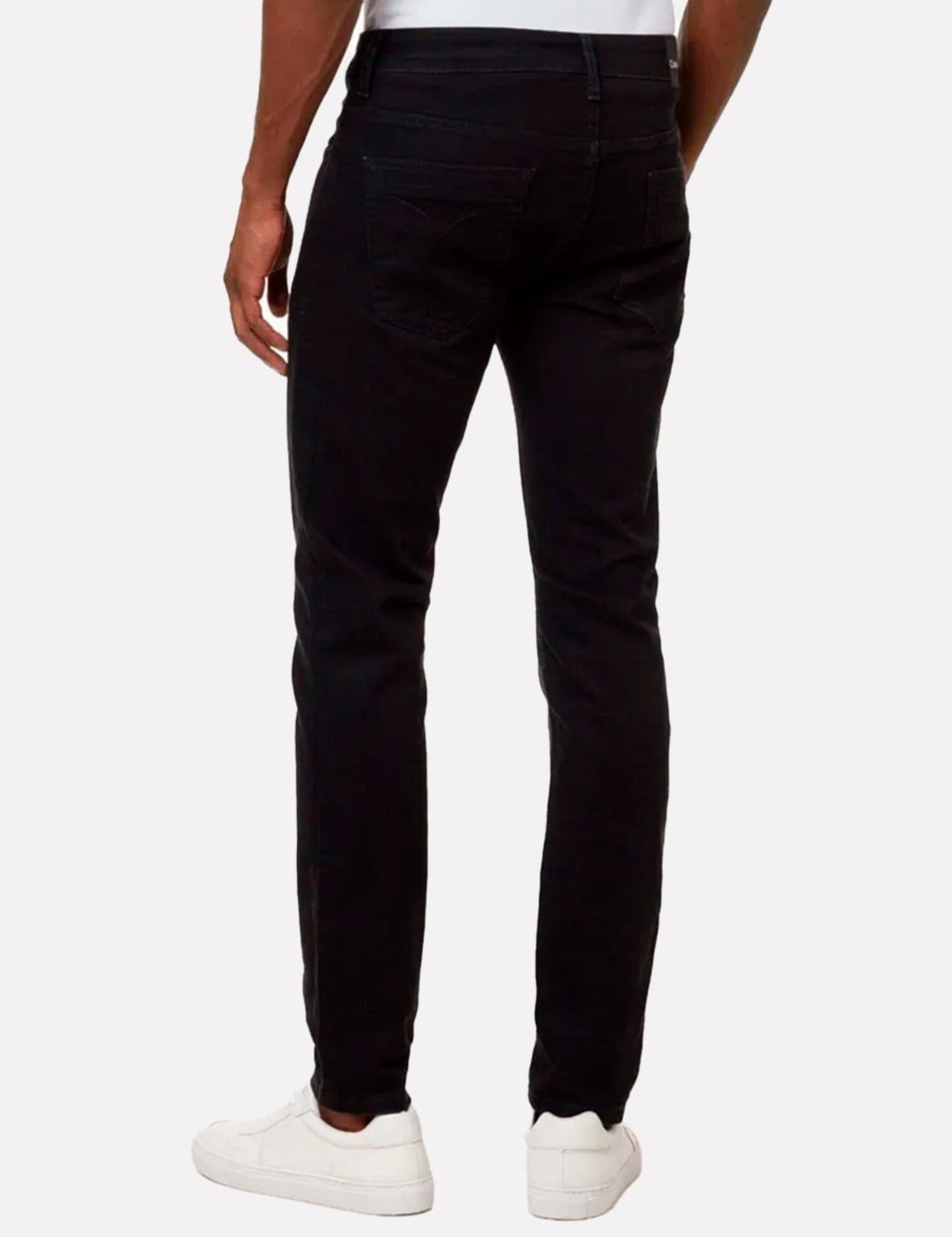 Vista 2 Calça Calvin Klein Maculina Jeans Skinny Preta Calvin Klein preto