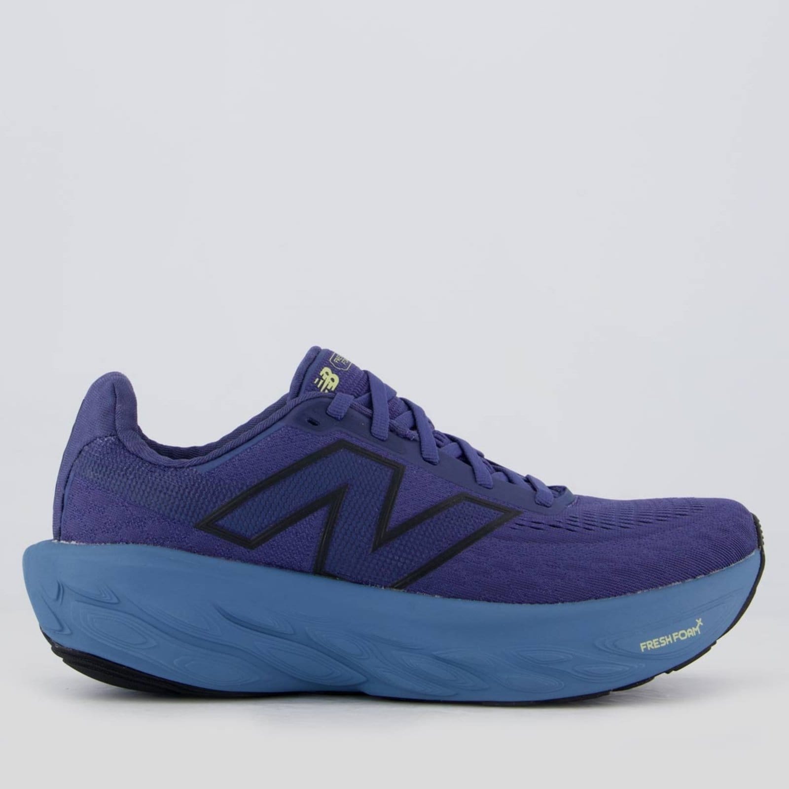 Vista principal Tênis New Balance Fresh Foam 1080 X V14 Feminino Roxo e Azul New Balance roxo azul